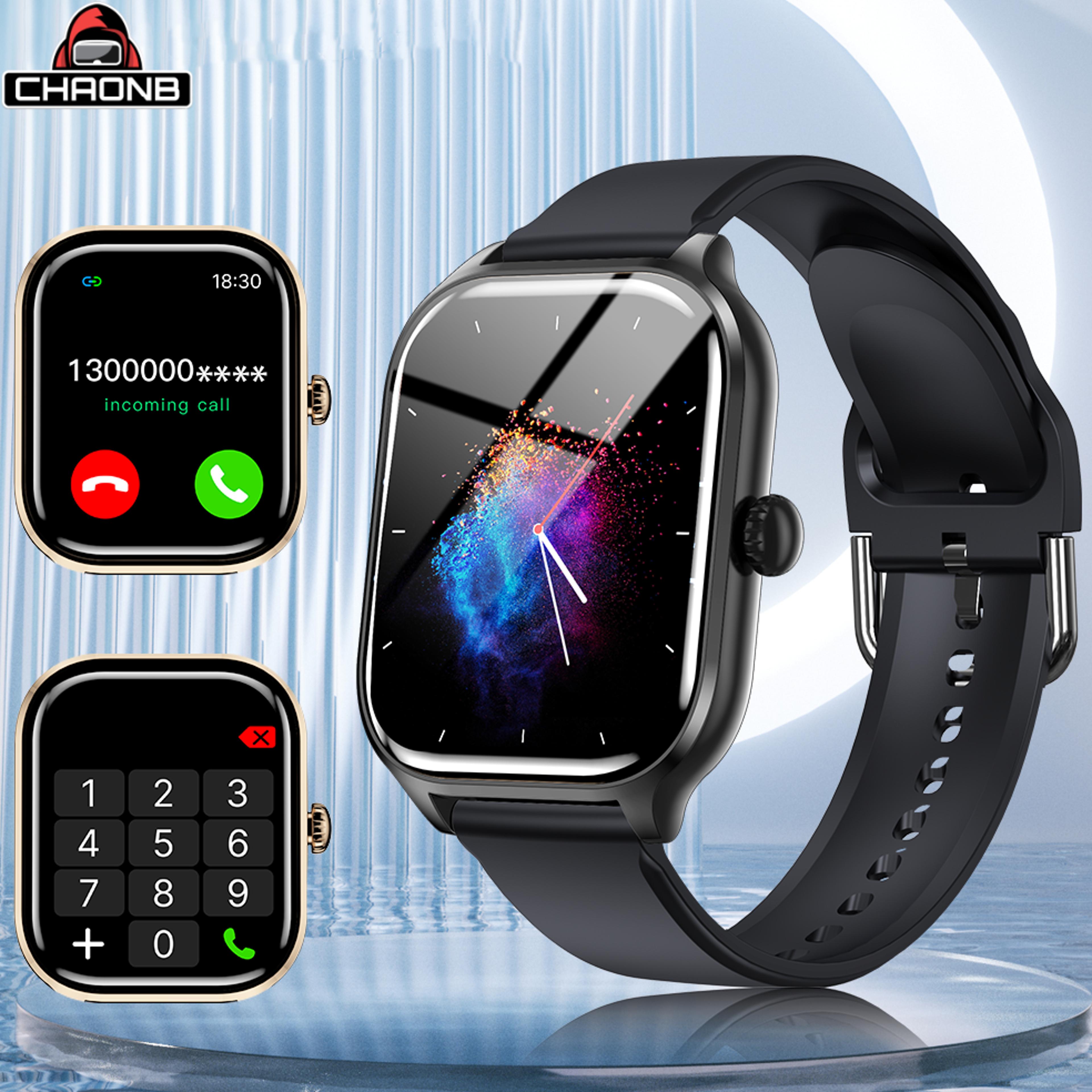 bluetooth calling smartwatch with touch screen, fitness tracker, heart rate monitor & music control