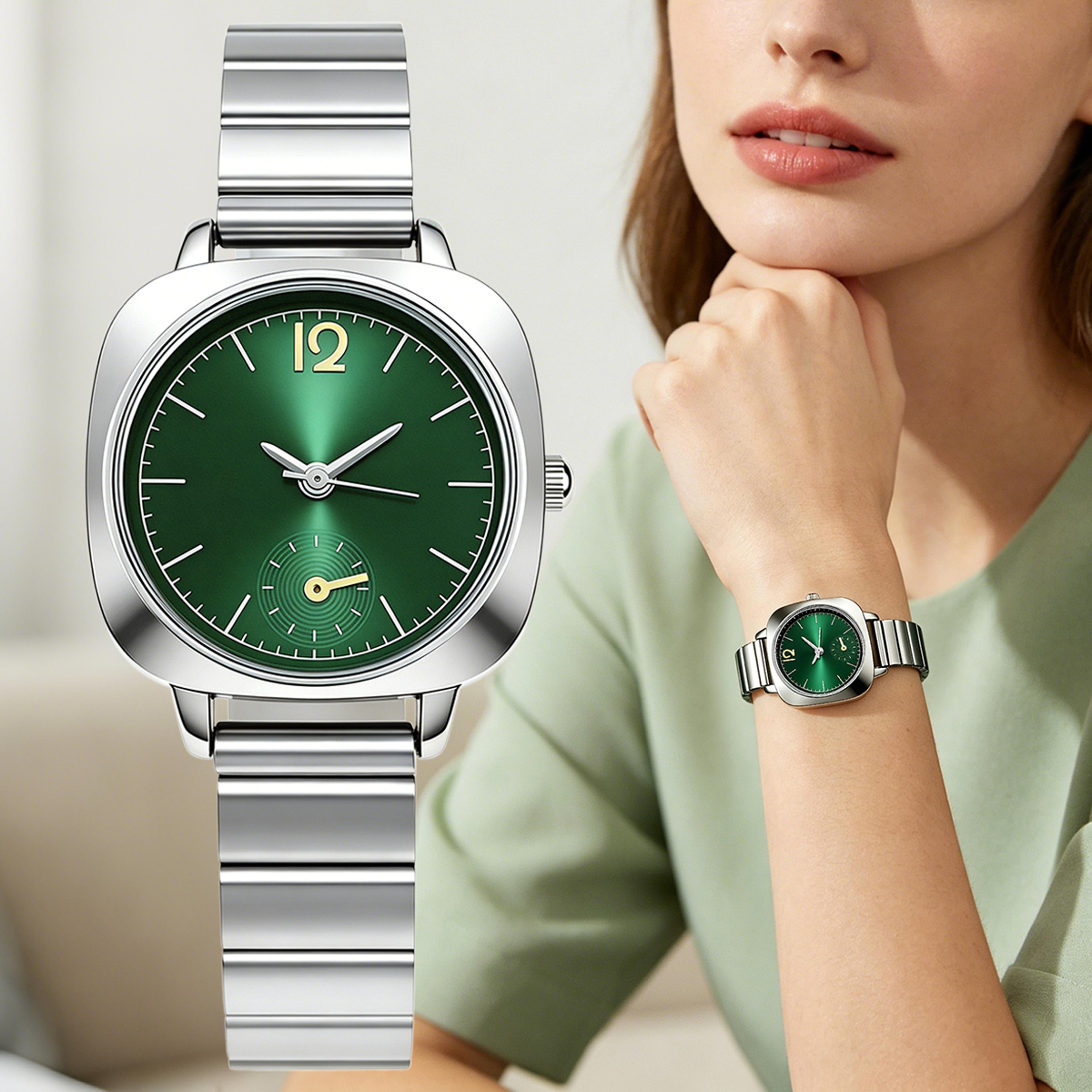 luxury women's quartz watch elegant alloy fashion wristwatch for business, casual & special occasions