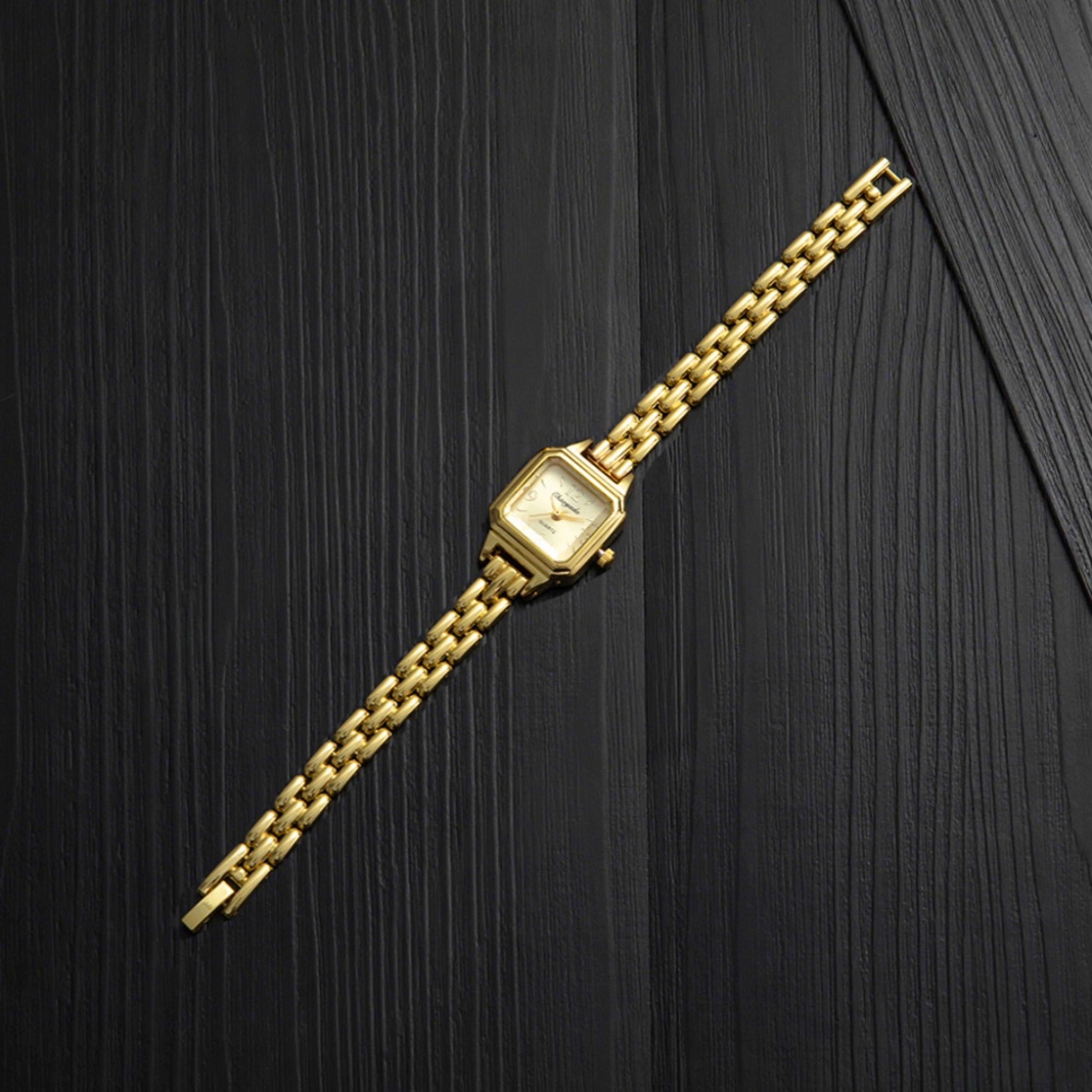 luxury women's quartz watch gold square bracelet dress watch for elegant women