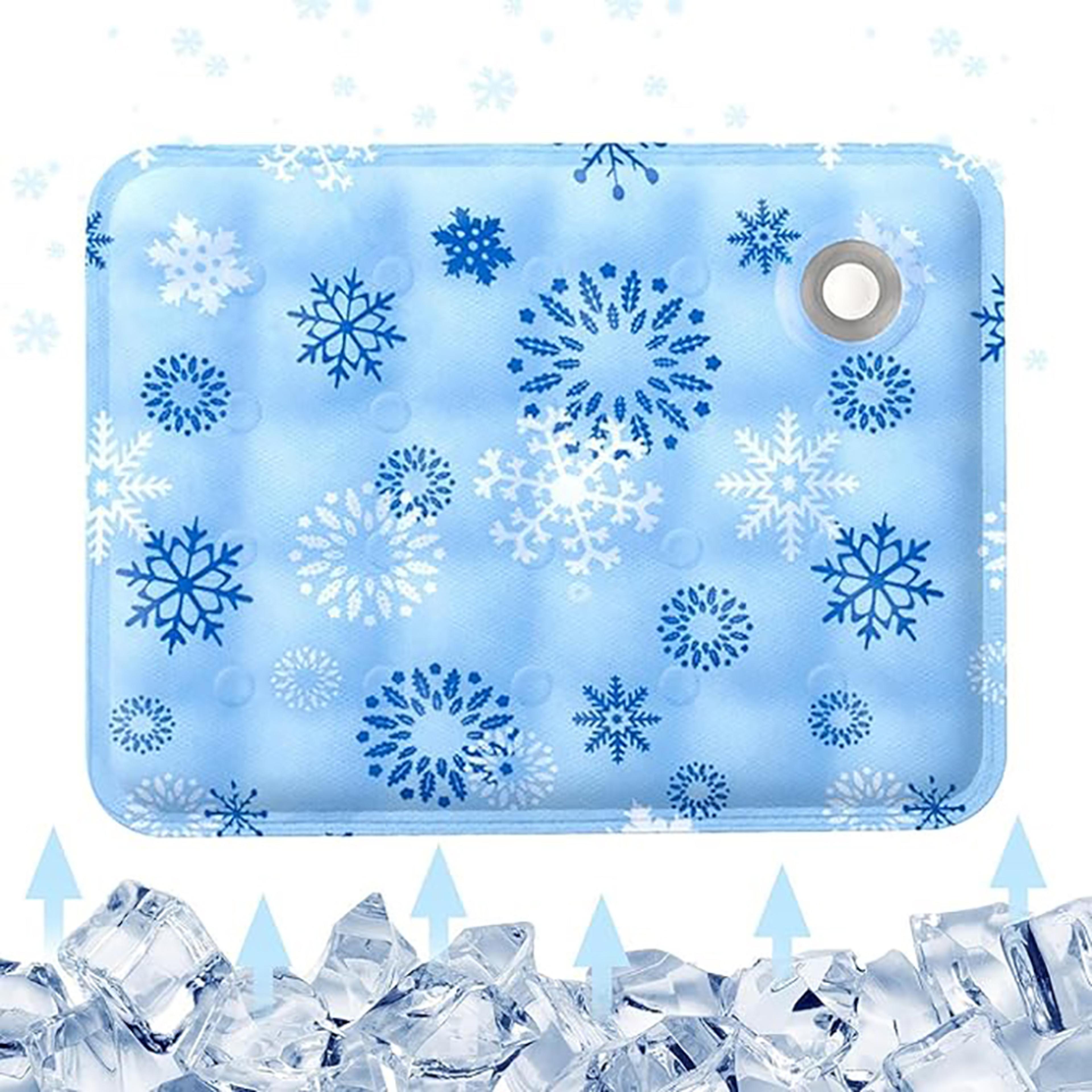 portable pet cooling mat ice gel cooling dog mat for cats & dogs self cooling summer bed pad