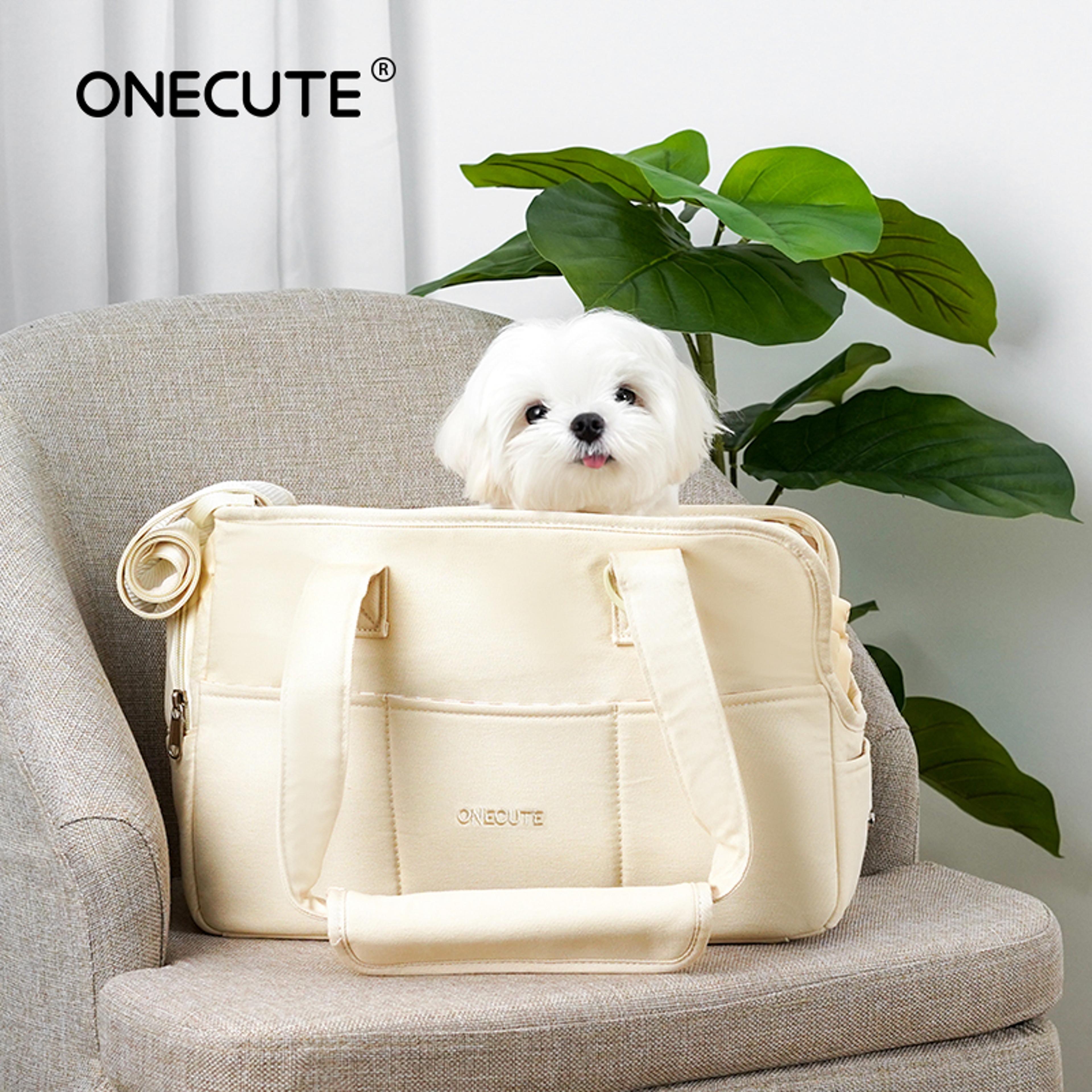 portable pet carrier bag for cats & small dogs soft cotton dog carrier sling with shoulder strap