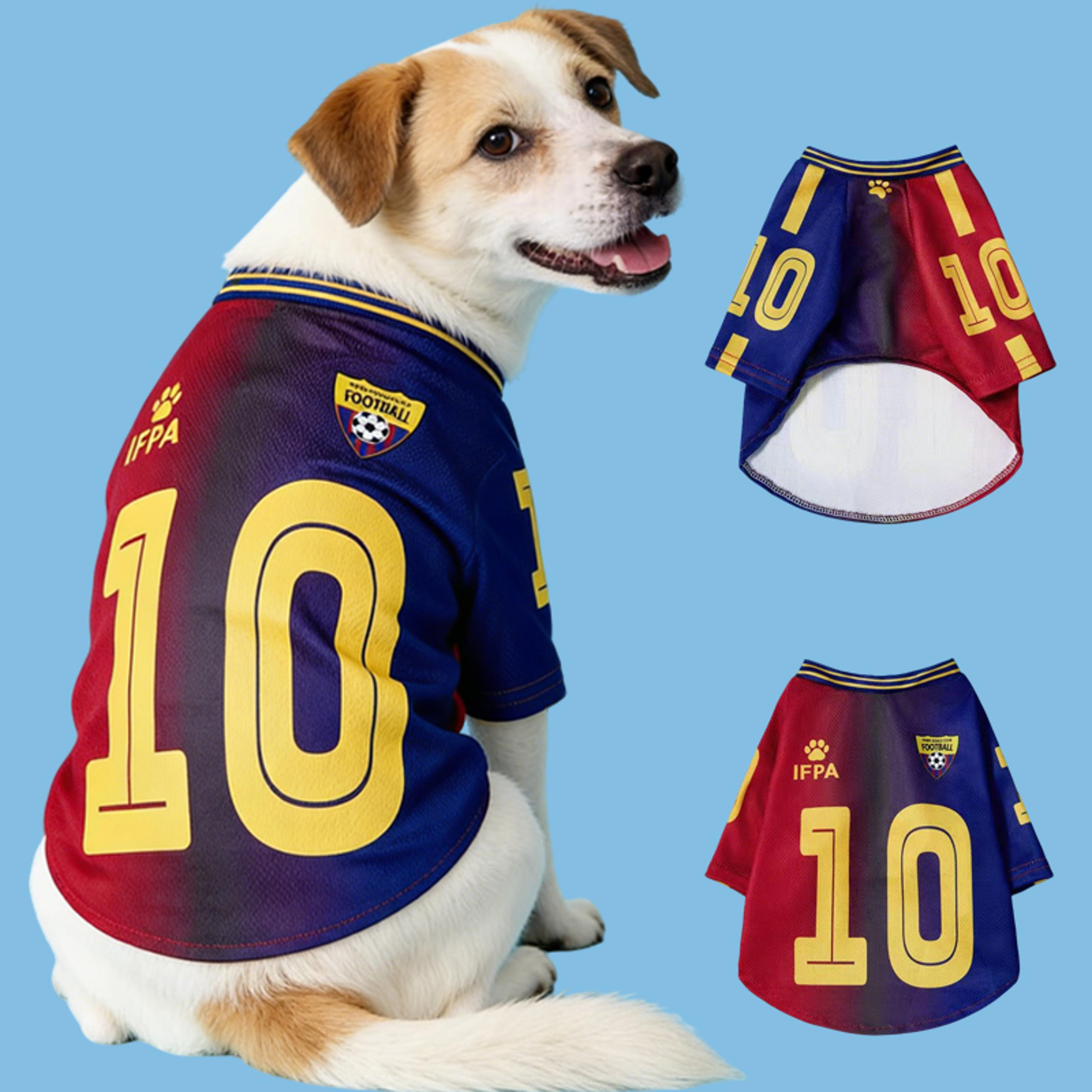 breathable dog jersey sports mesh dog shirt for dogs & cats summer pet apparel