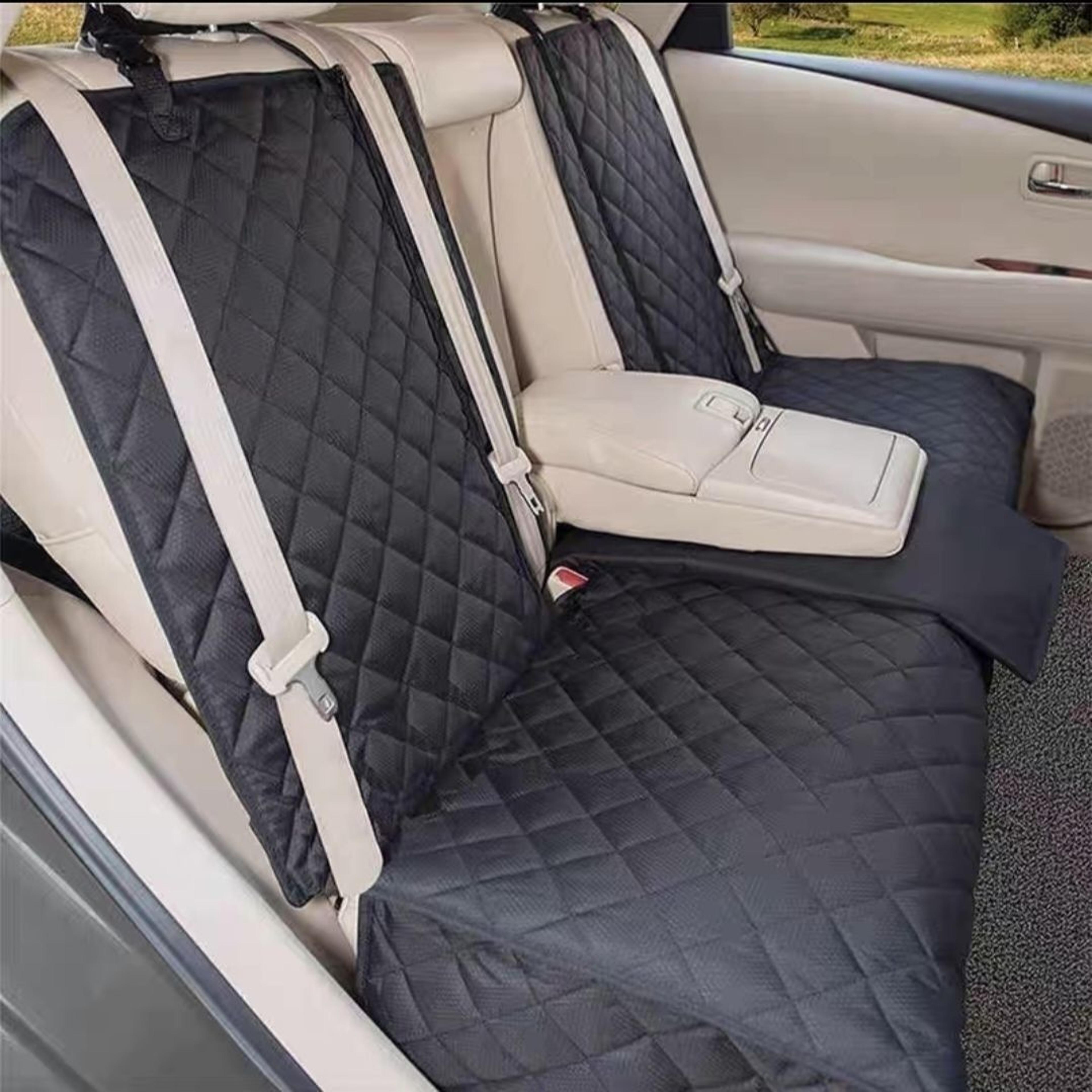 waterproof dog car seat cover with armrest access non slip pet car seat protector for cars, suvs & trucks