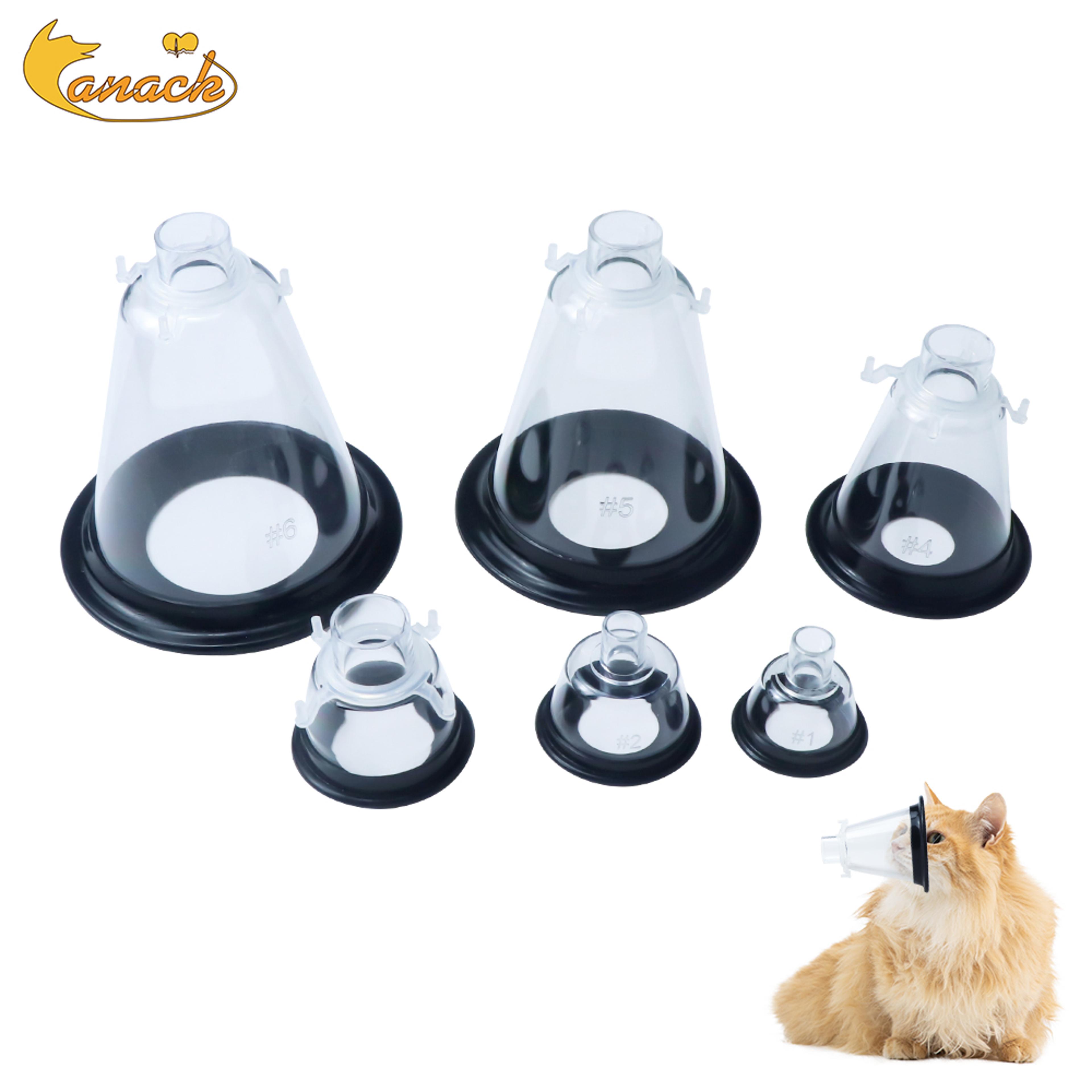 veterinary anesthesia mask medical grade pet anesthesia mask with transparent dome & silicone seal