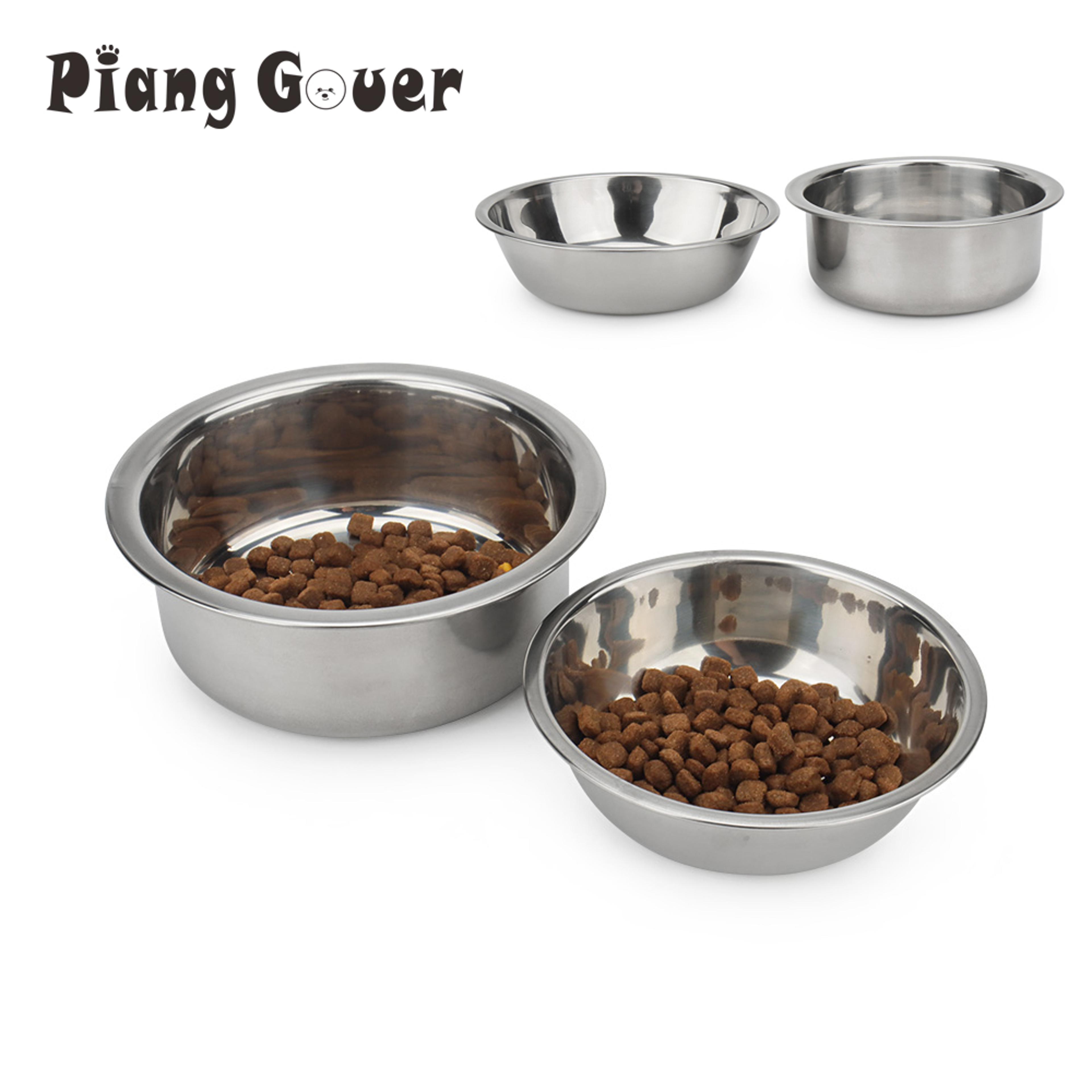 premium stainless steel pet bowl for dogs & cats durable dog food bowl for food & water