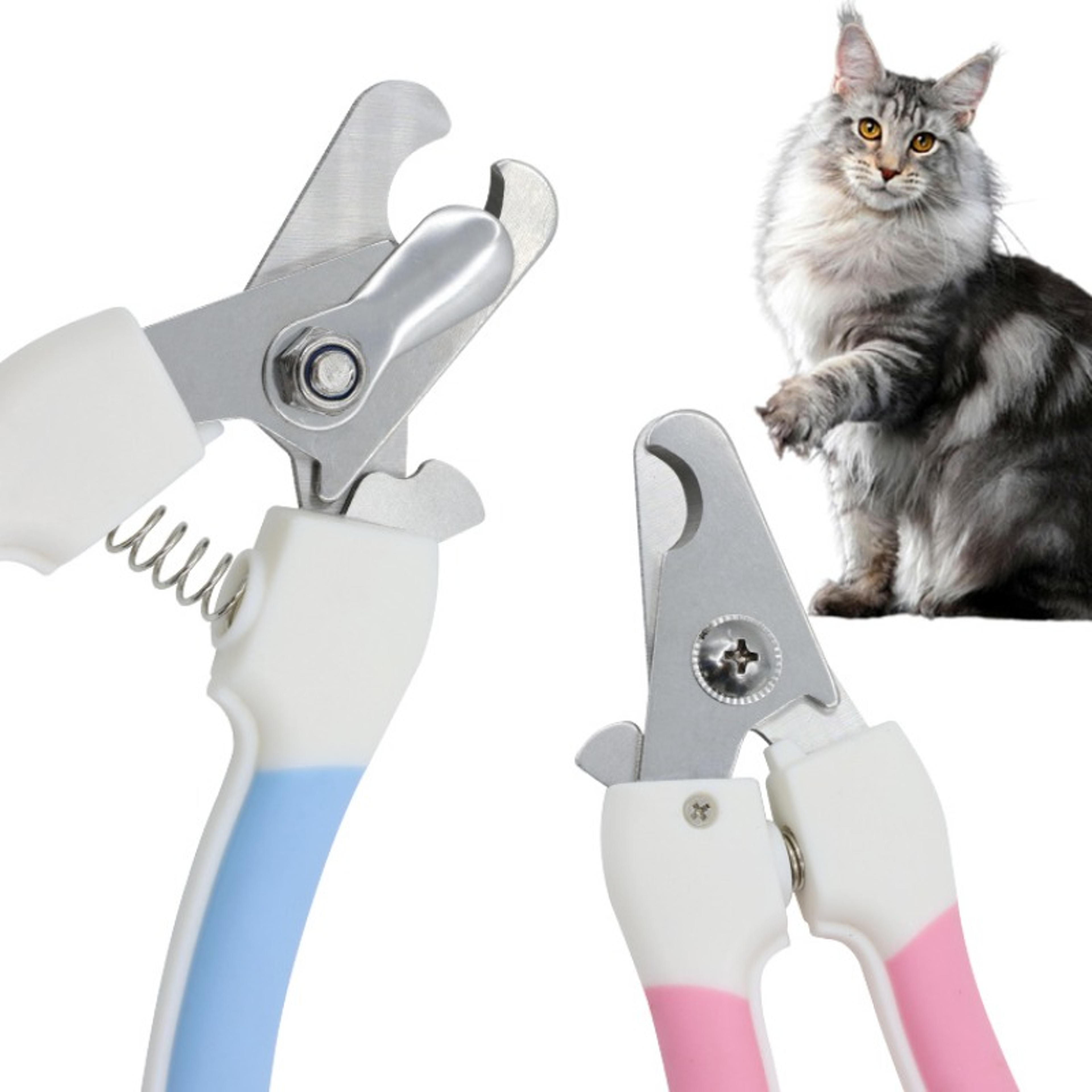 professional pet nail clippers with safety guard for dogs & cats | stainless steel pet nail trimmer