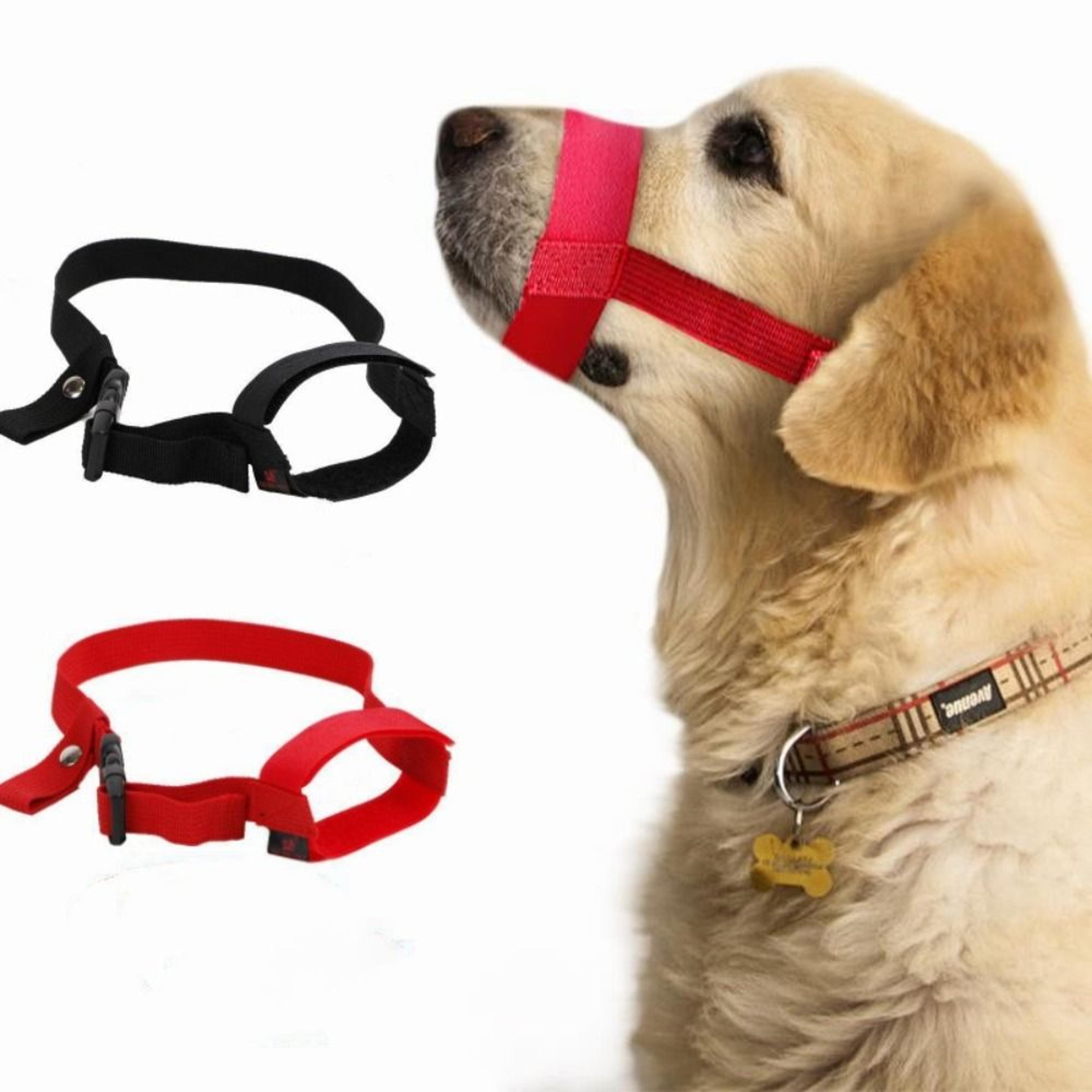 comfort fit soft breathable dog muzzle adjustable nylon dog muzzle for small to large dogs