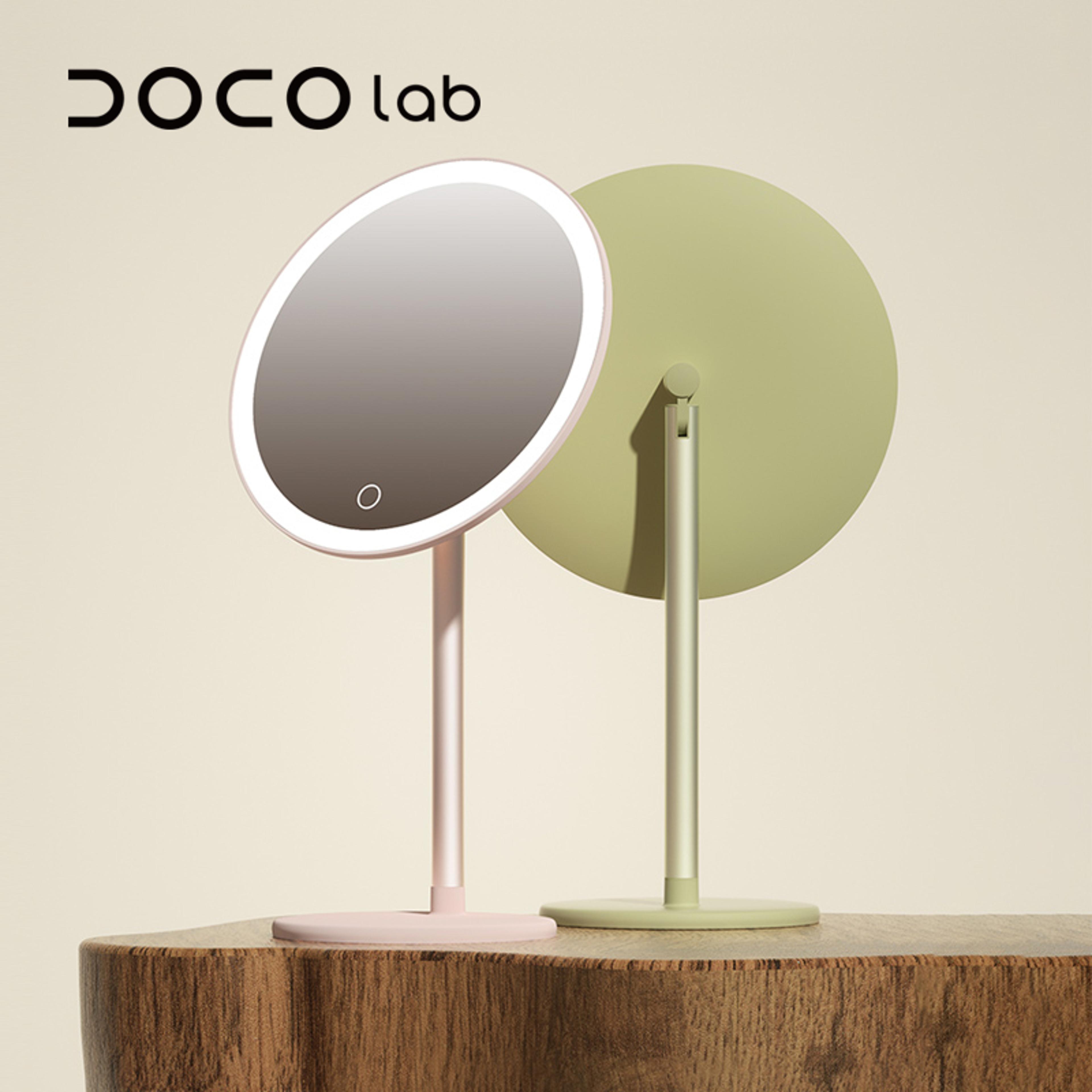 makeup mirror with adjustable light rechargeable desktop vanity mirror