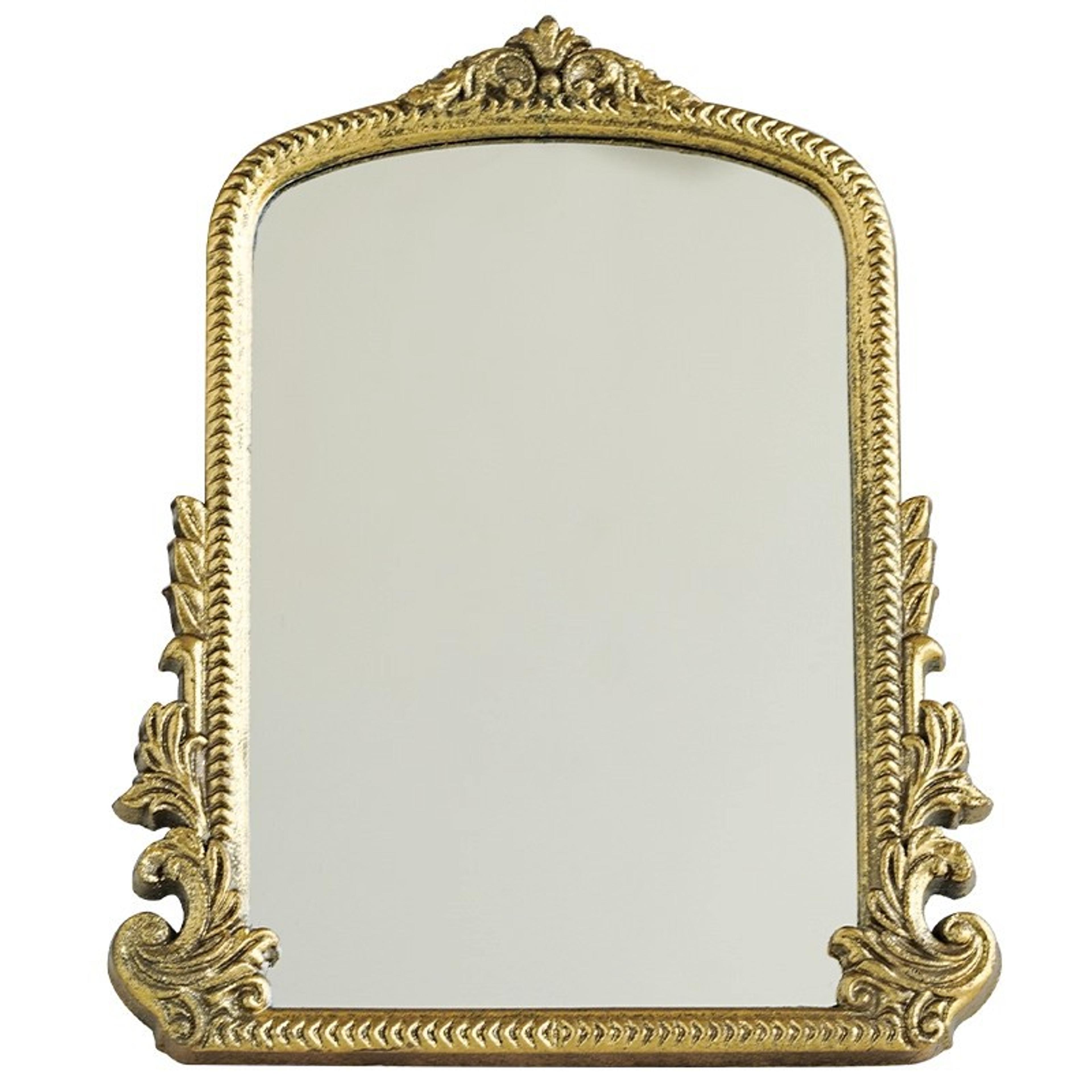 vintage handheld makeup mirror with resin frame decorative vanity mirror for makeup & home decor