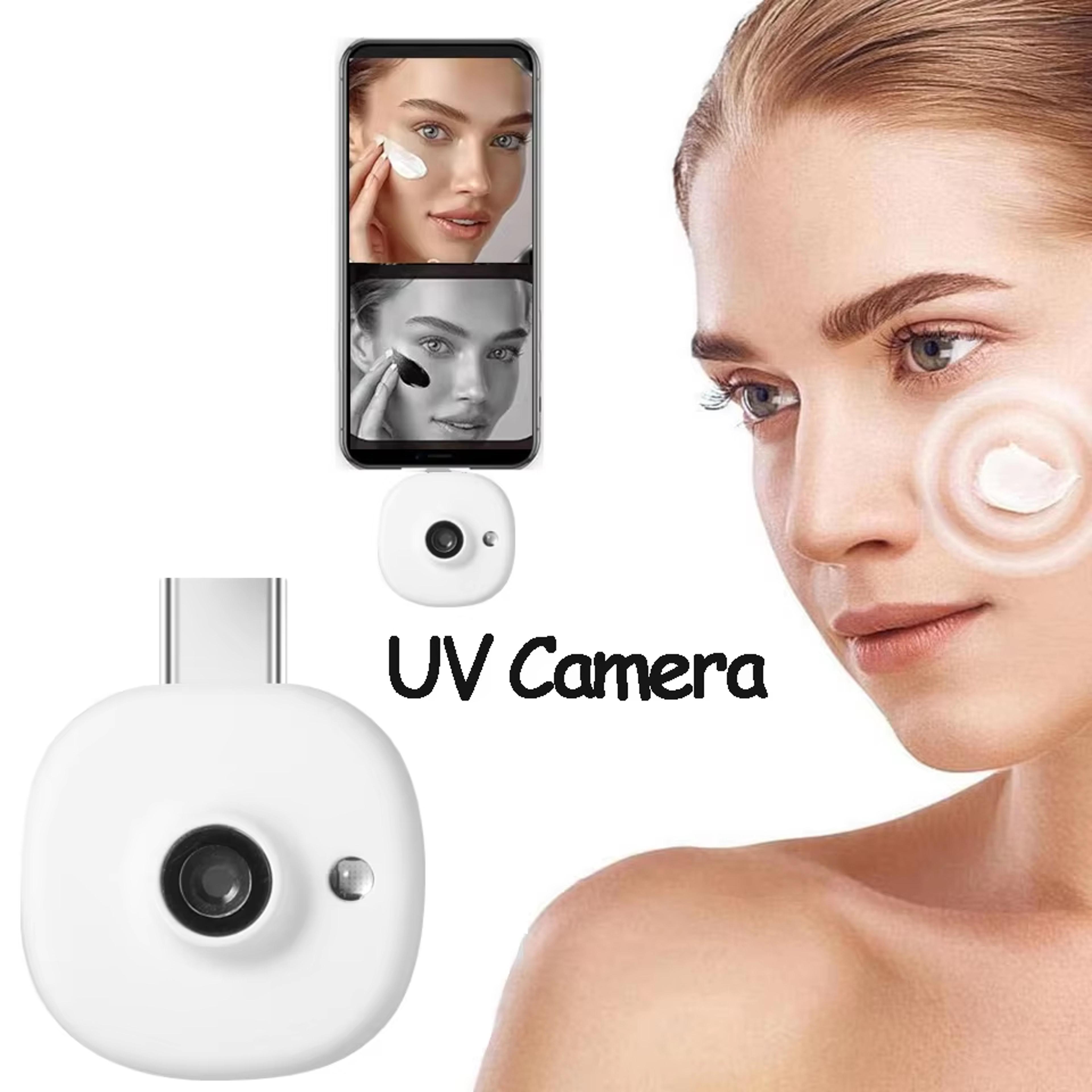 portable uv sunscreen camera for iphone & android mini sunscreen tester for smart skin protection