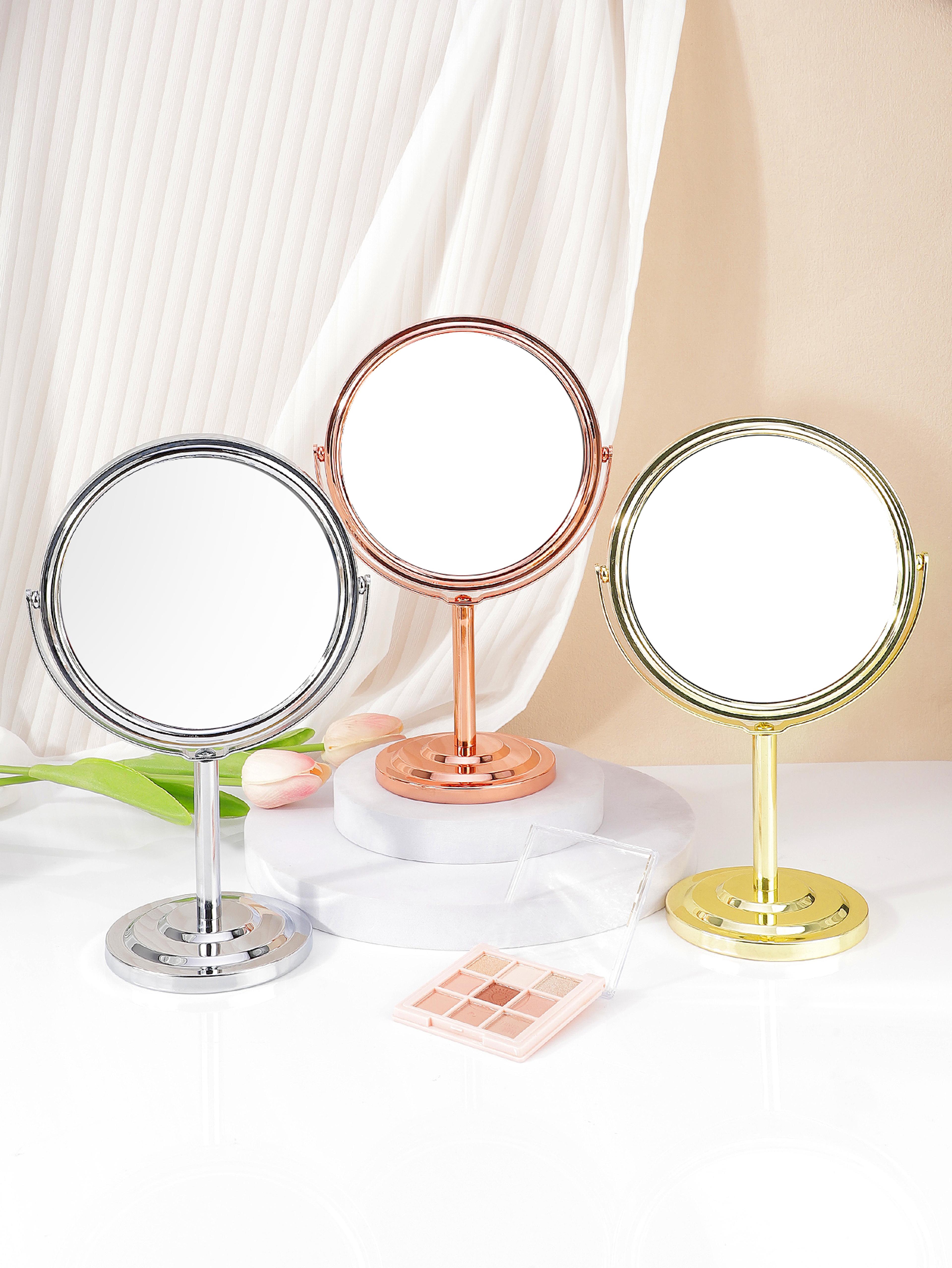 tabletop makeup mirror double sided magnifying makeup mirror for vanity & desk