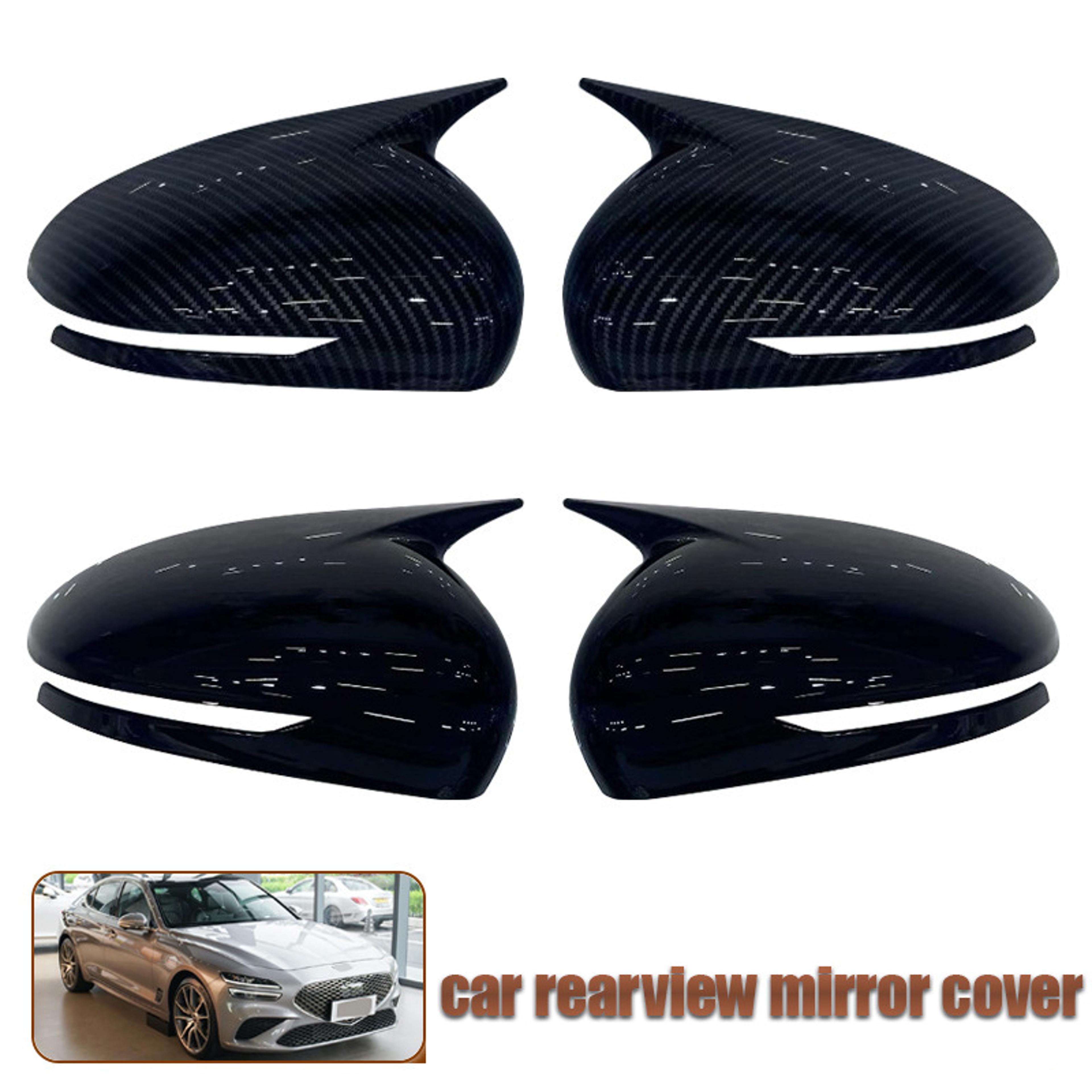 genesis g70 carbon fiber mirror caps exterior rearview mirror cover set