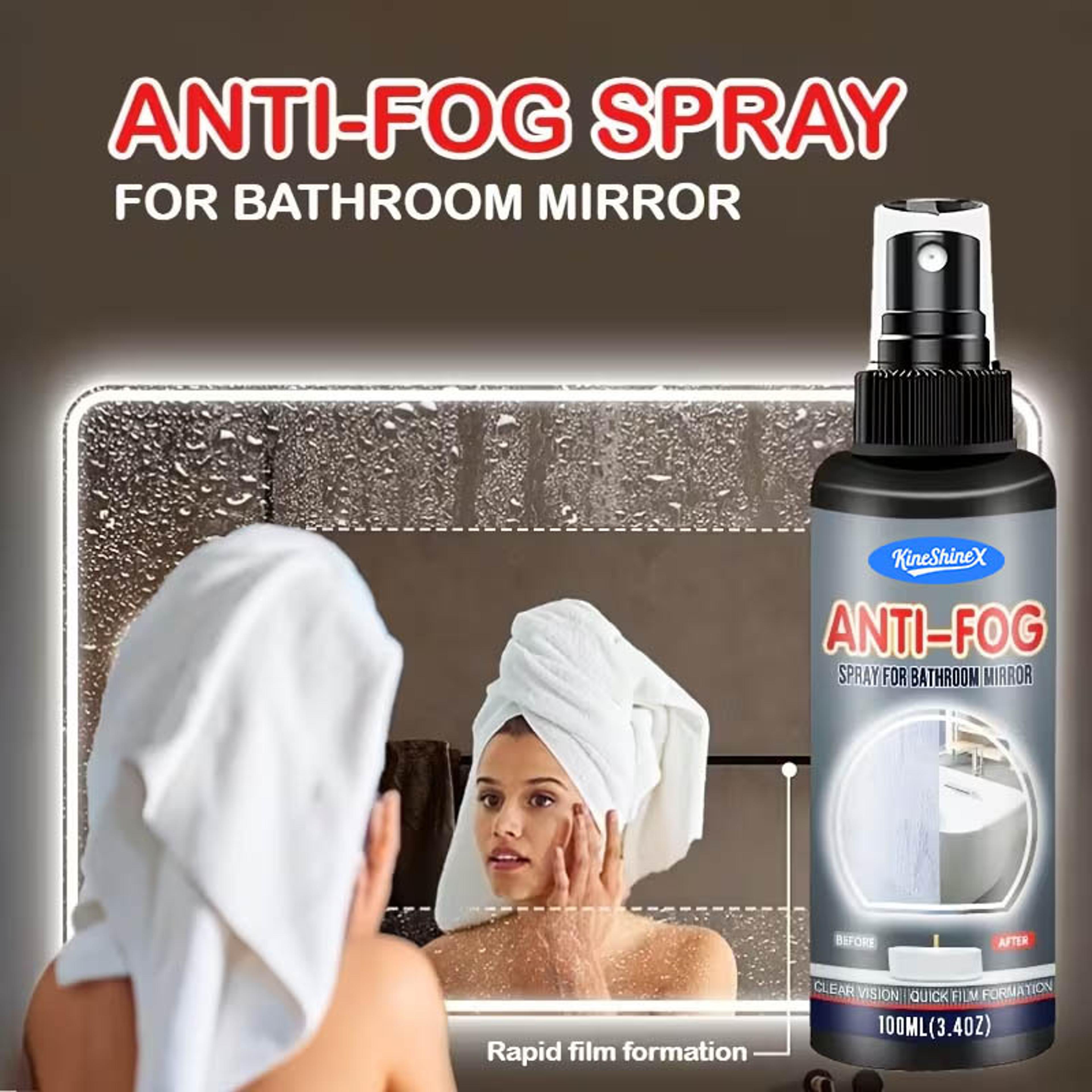 clear view anti fog spray 100ml for mirrors, glass & helmet visors