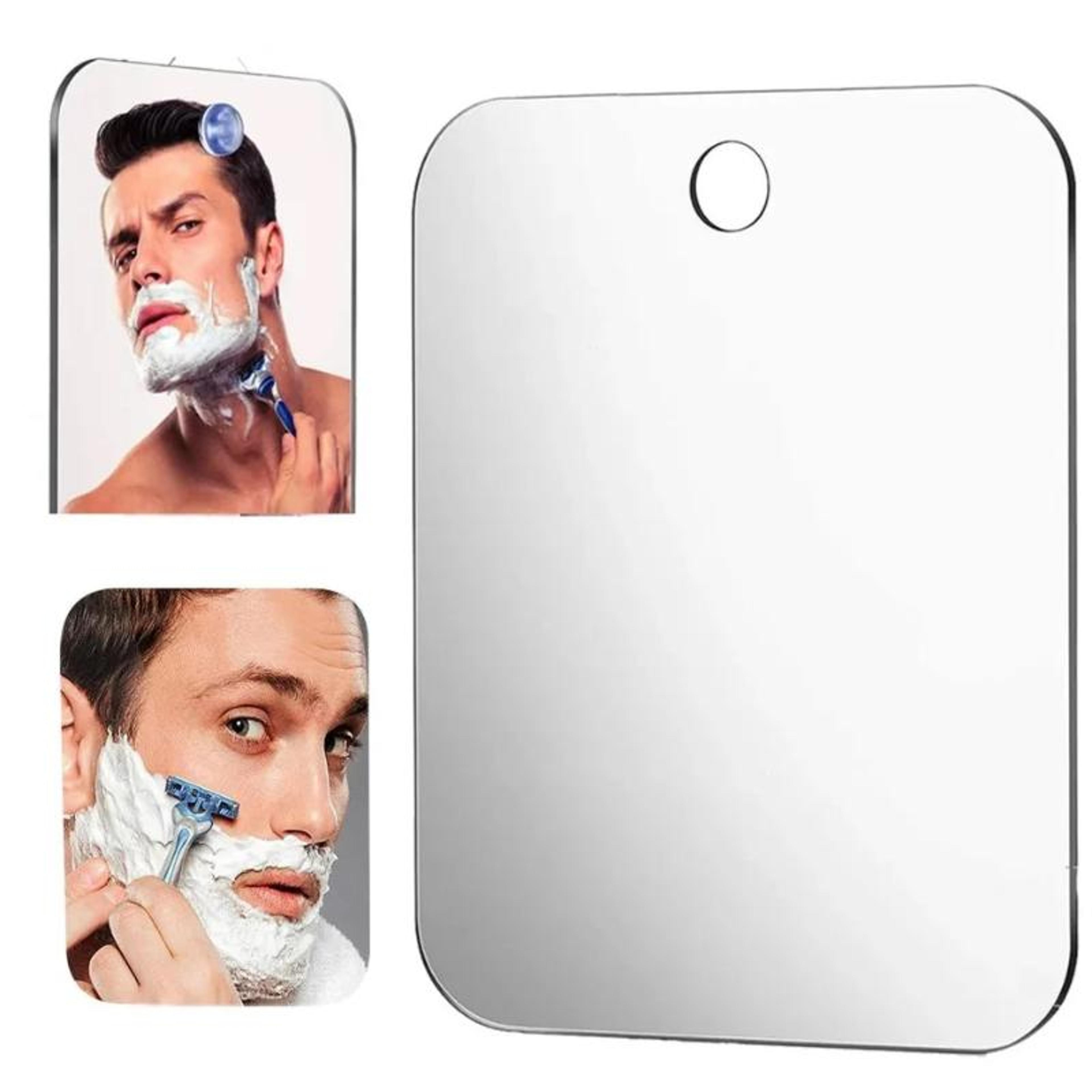 fogless shower mirror anti fog acrylic travel shaving mirror for bathroom & travel