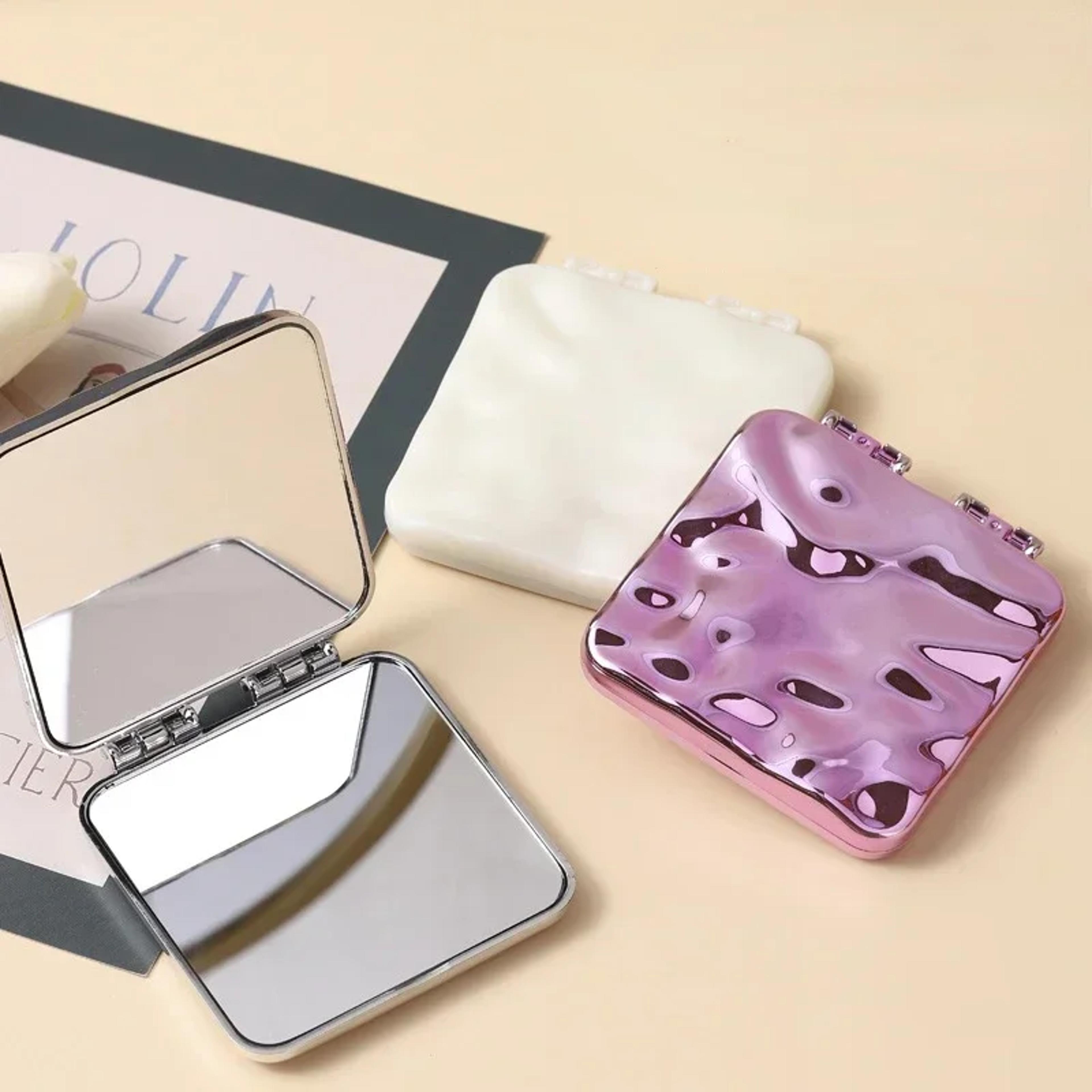 foldable makeup mirror compact pocket mirror double sided travel vanity mirror