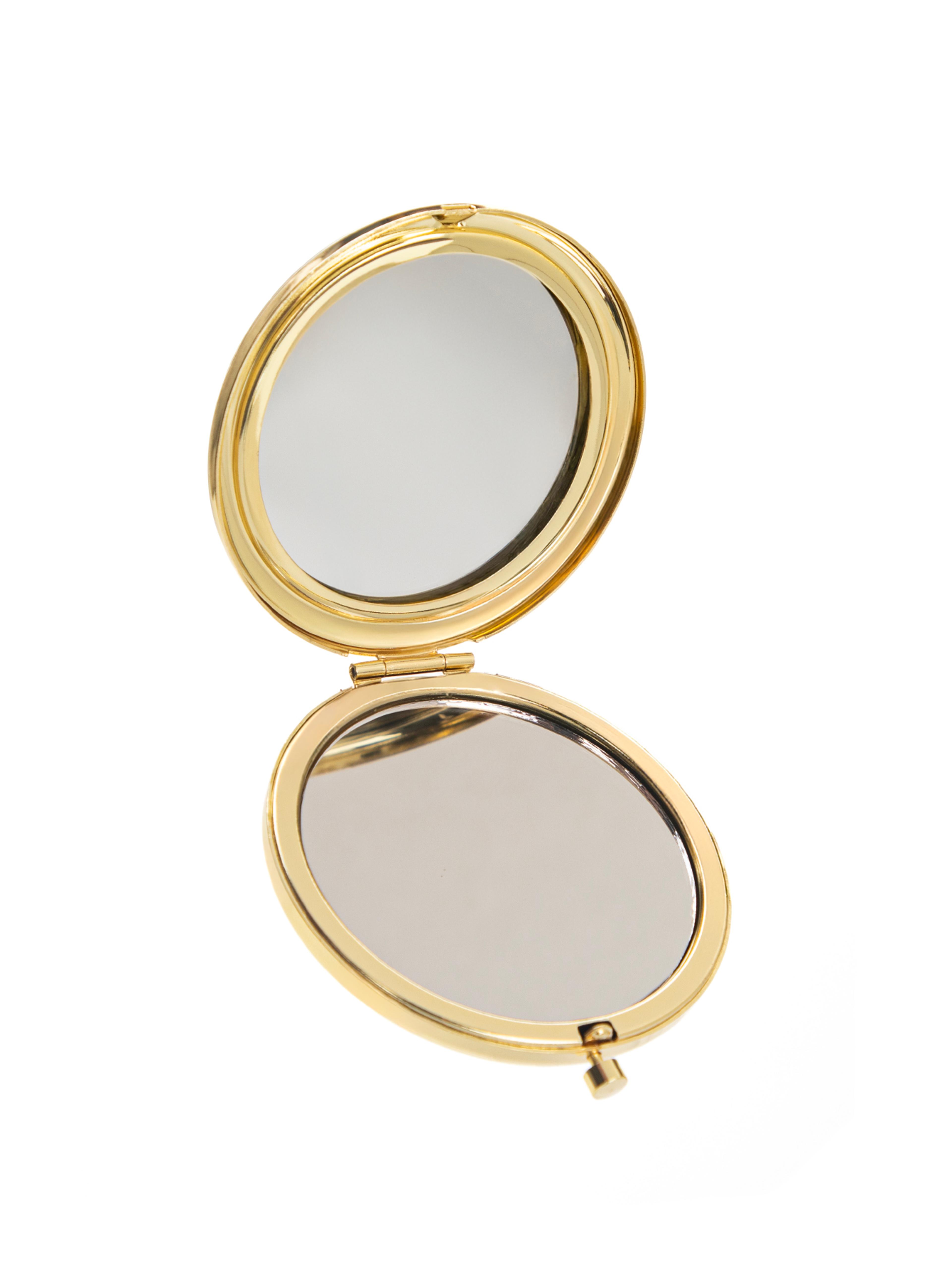 double sided compact makeup mirror round travel makeup mirror portable pocket beauty mirror