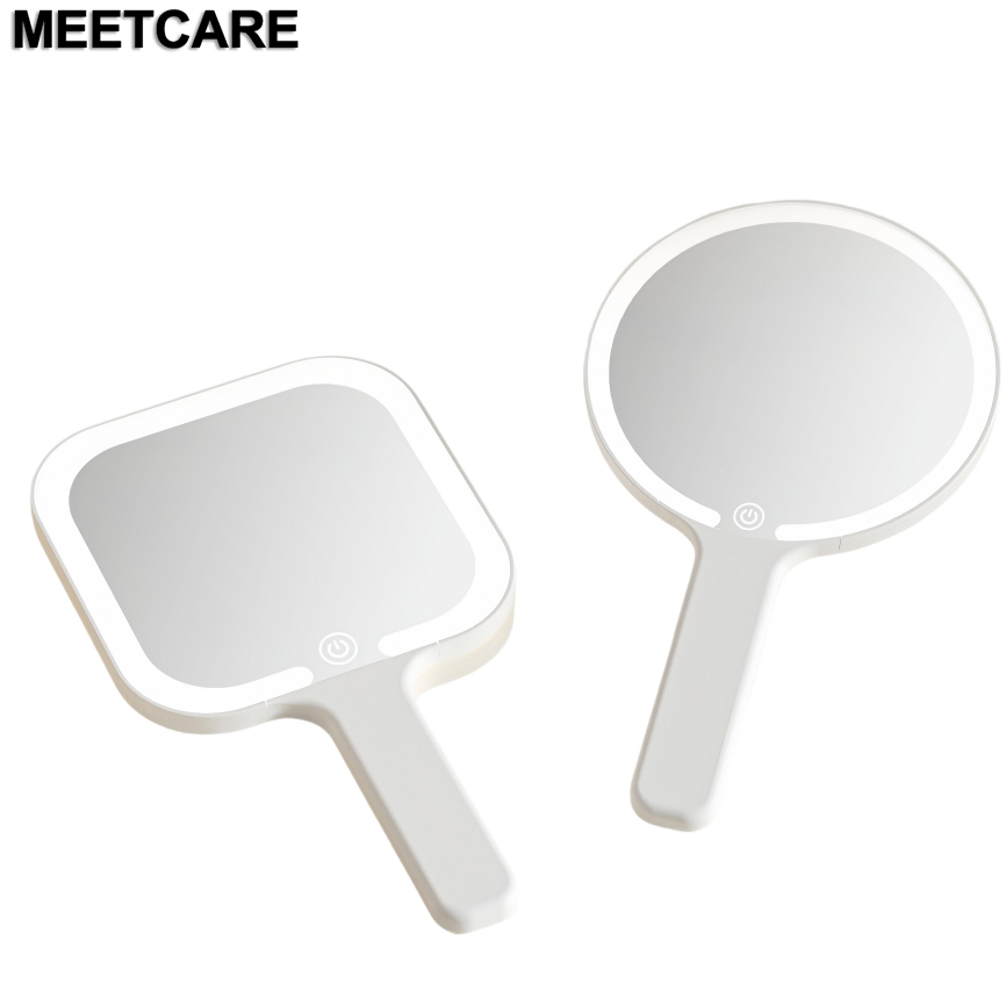 led makeup mirror with touch control portable lighted vanity mirror for travel & home