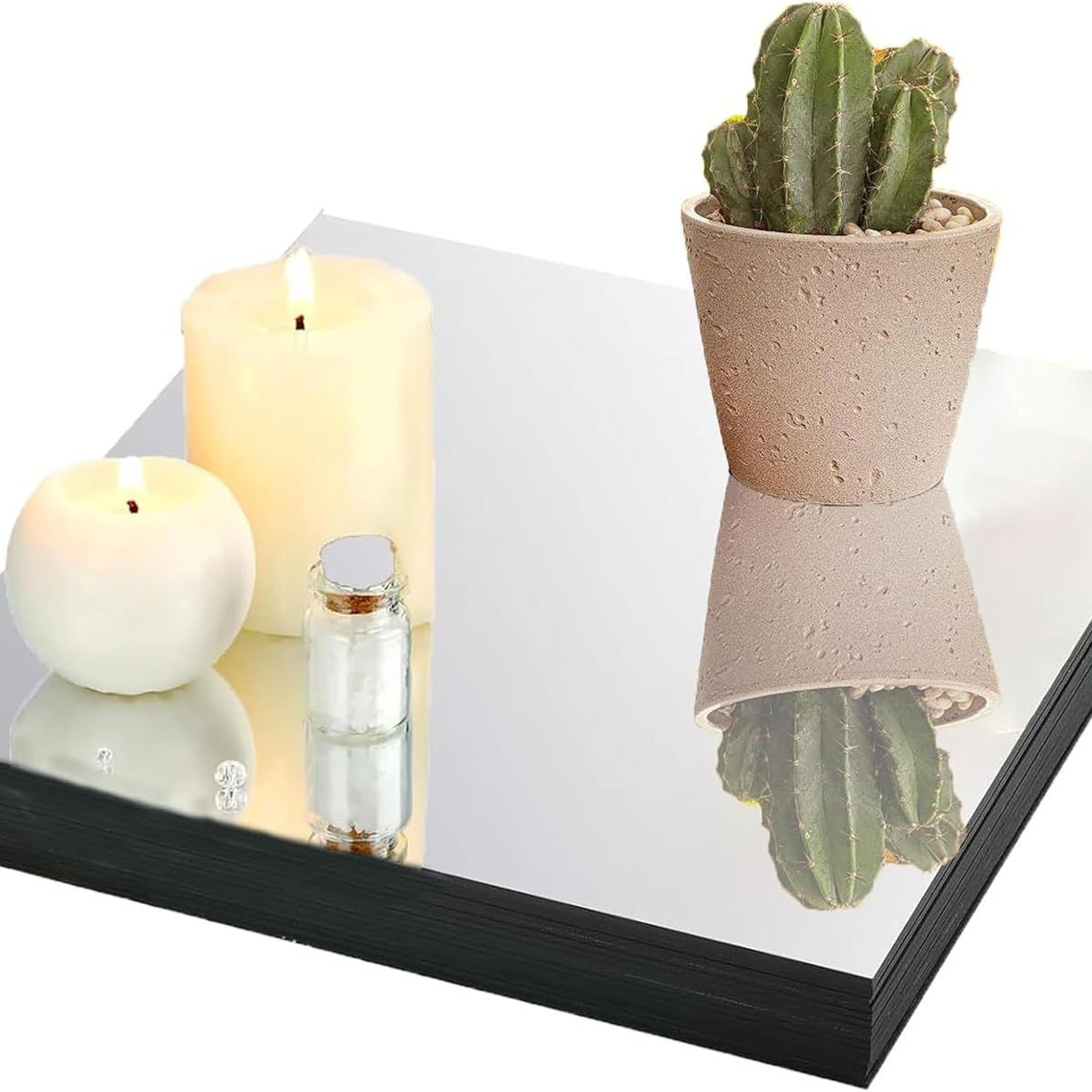 acrylic mirror stickers self adhesive mirror wall decor tiles for bedroom & bathroom