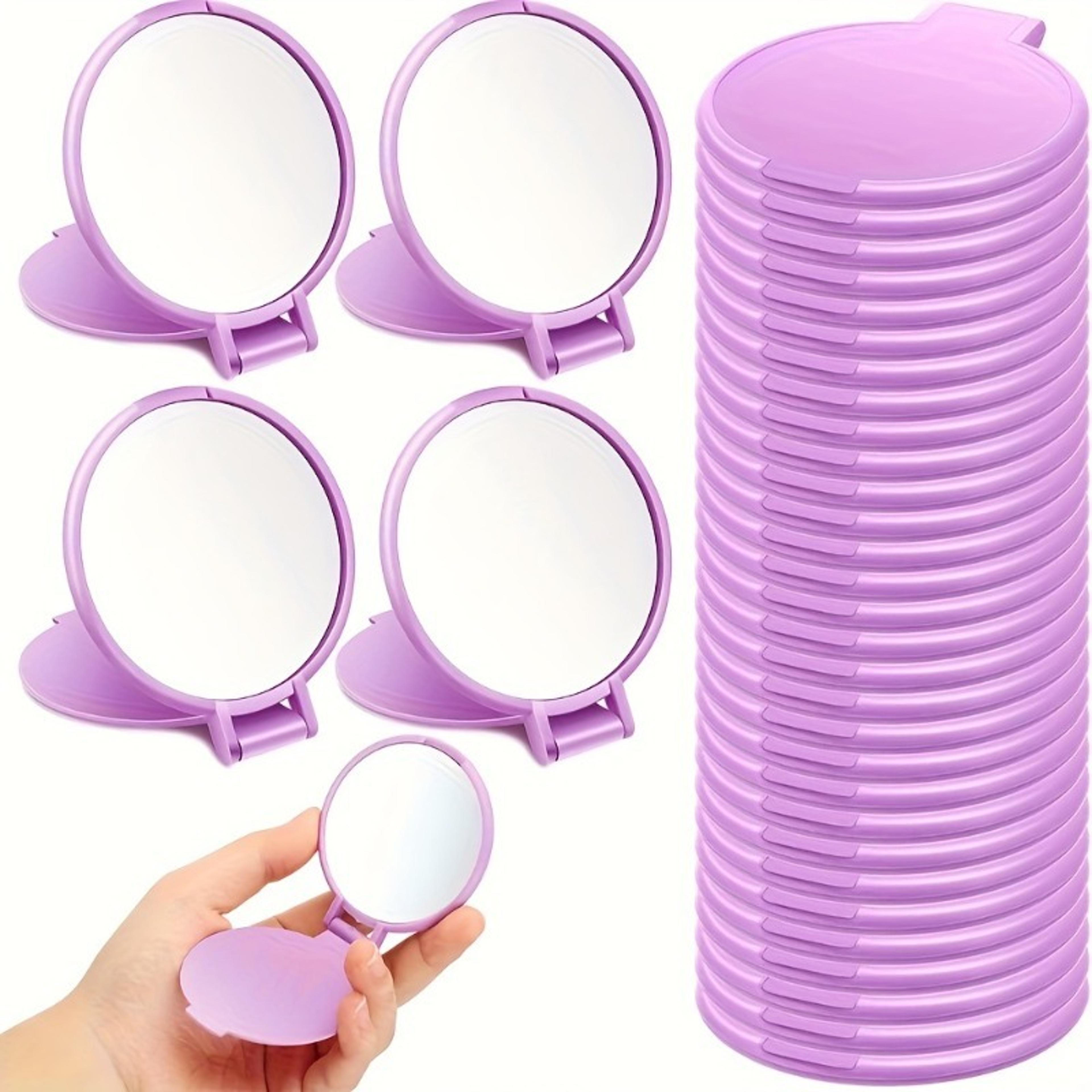 portable foldable makeup mirror set travel pocket cosmetic mirror