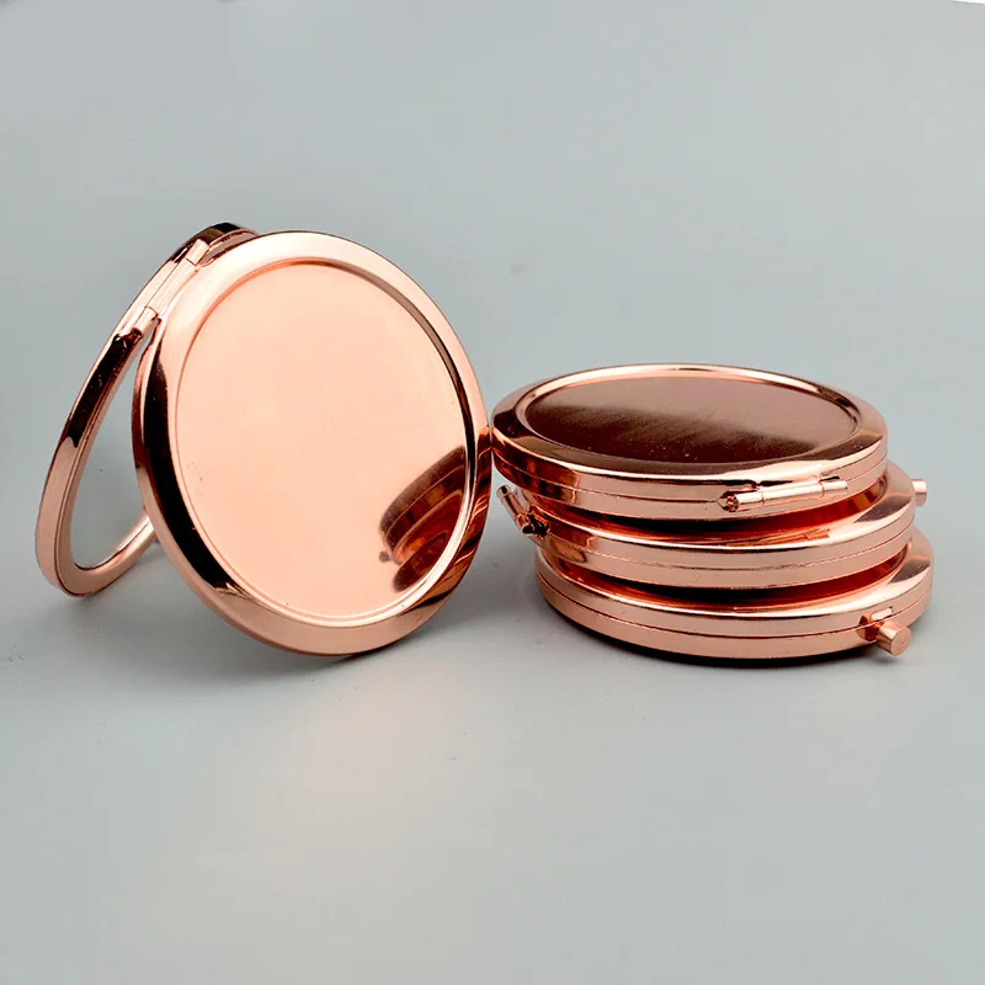 ultra slim pocket mirror travel makeup mirror portable stainless steel compact cosmetic mirror