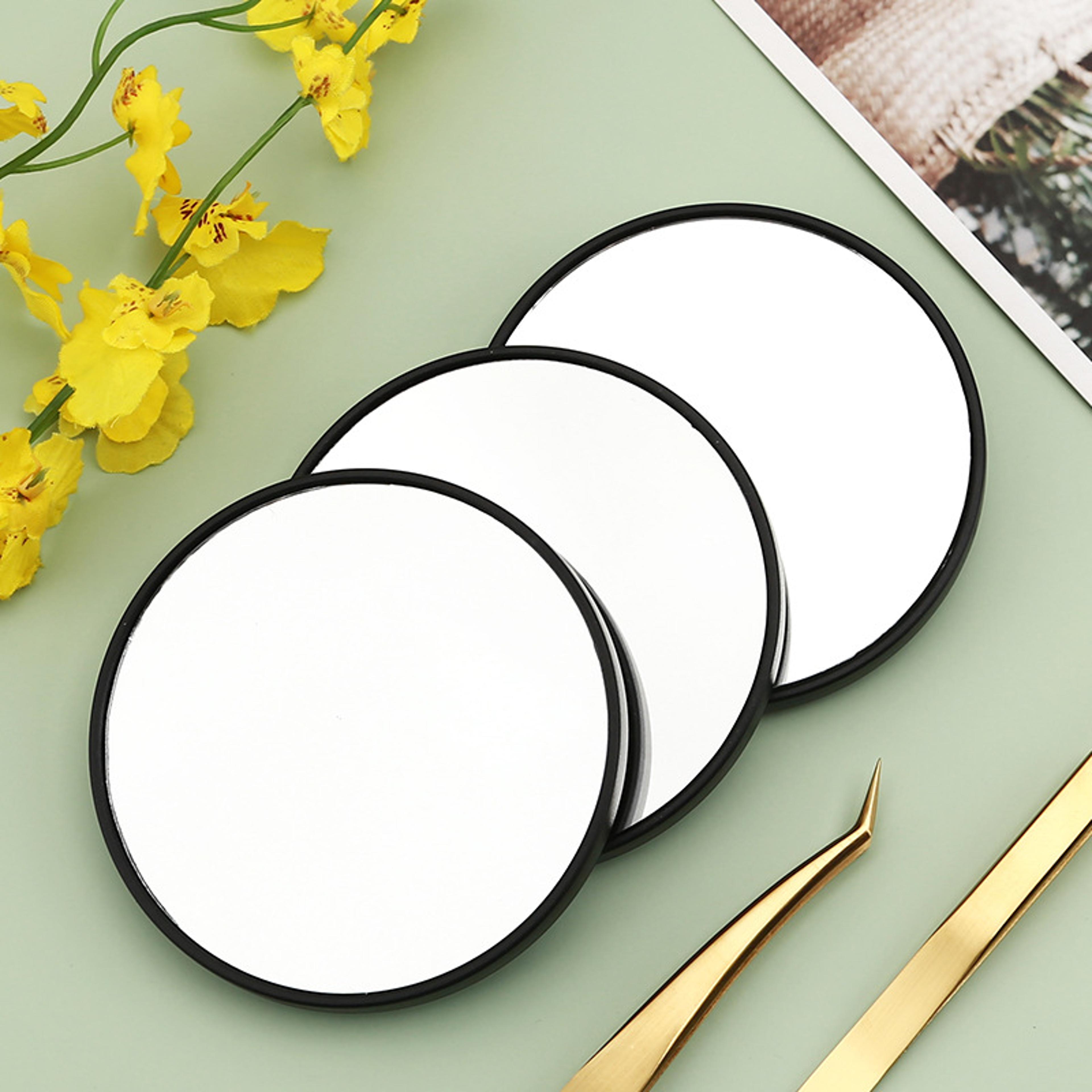 hd magnifying makeup mirror with suction portable vanity mirror