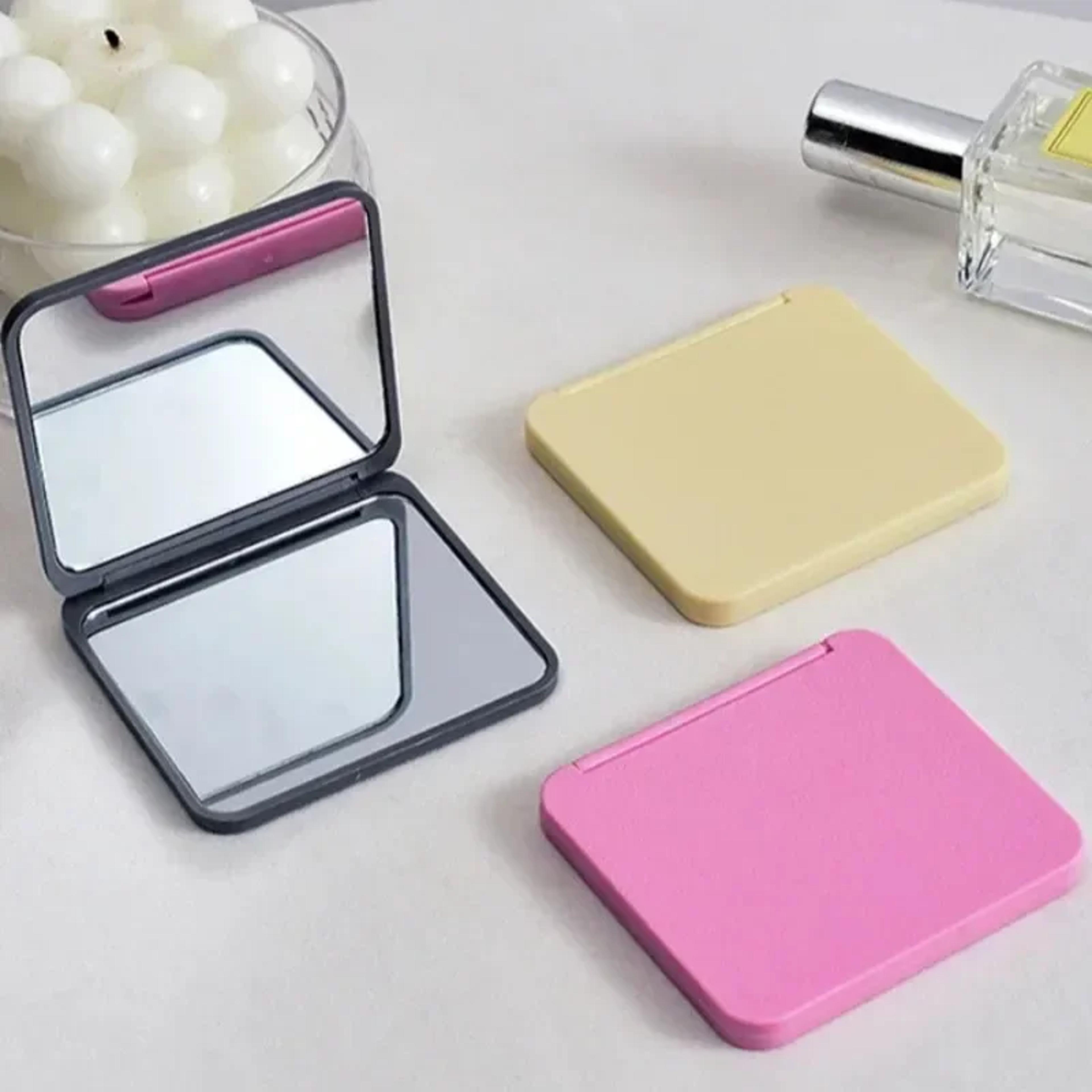 cute compact makeup mirror double sided pocket mirror portable mini travel mirror for purse & handbag