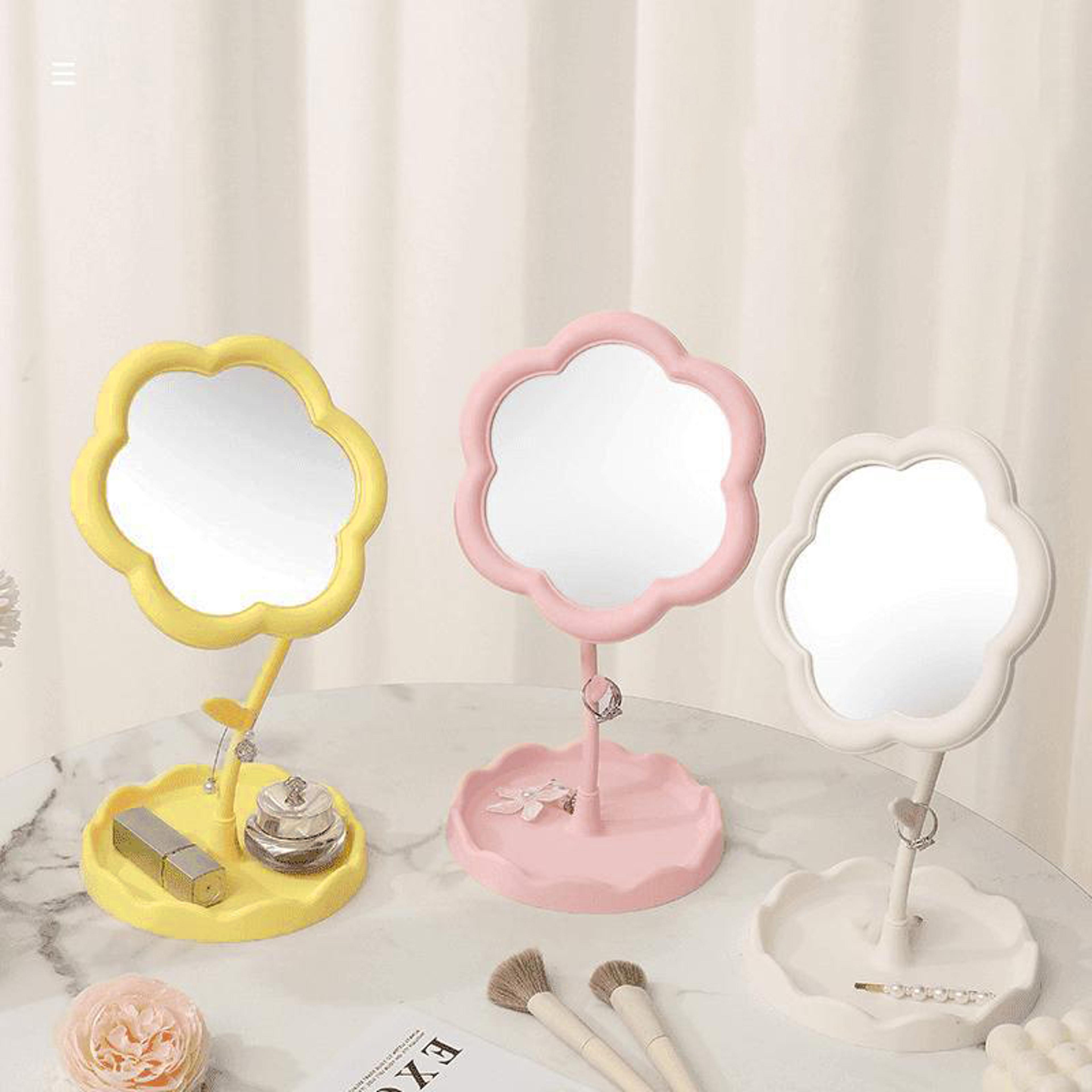 sunflower makeup mirror desktop vanity mirror cute tabletop decorative mirror for bedroom dorm dresser