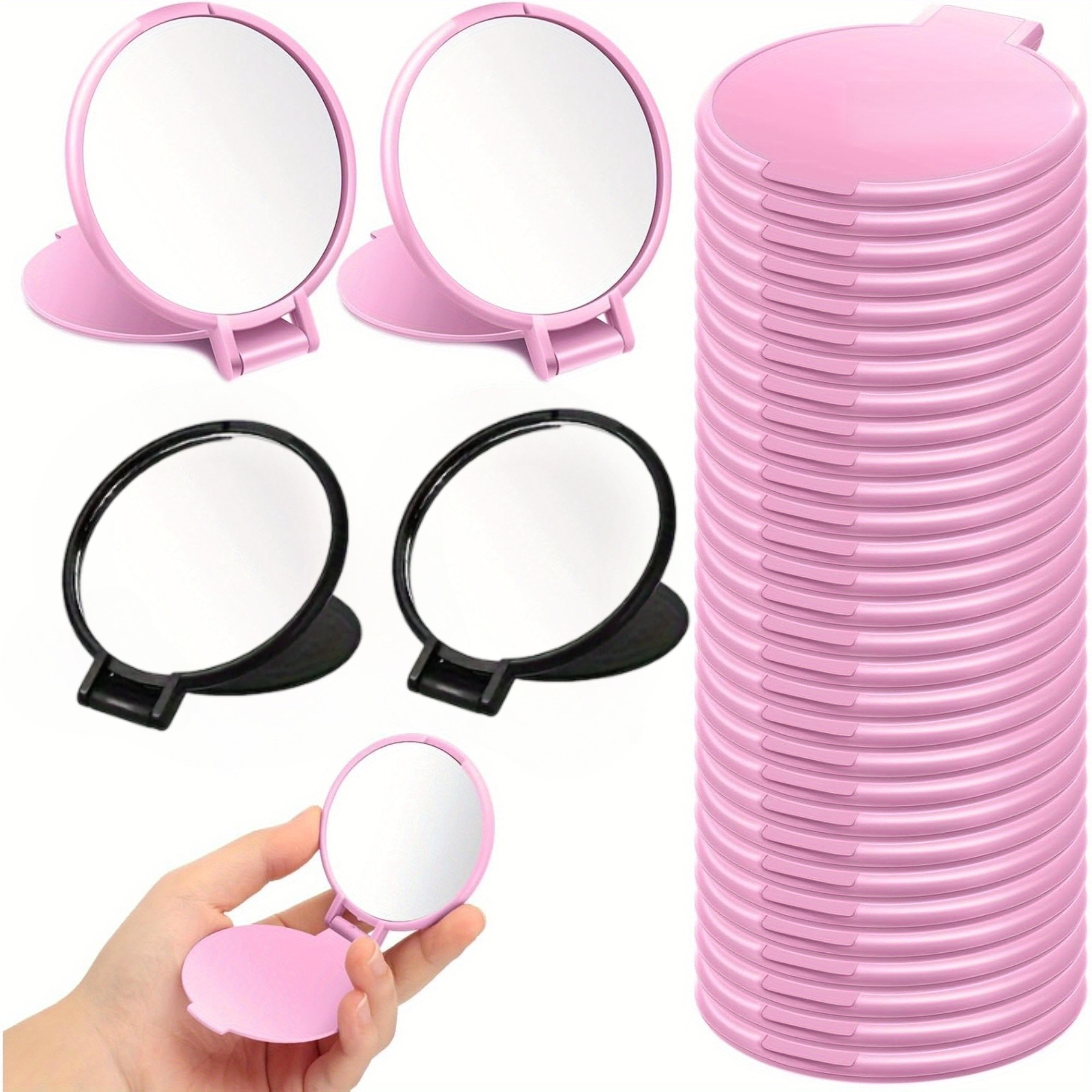 portable folding makeup mirror compact travel pocket mirror for daily beauty touch ups