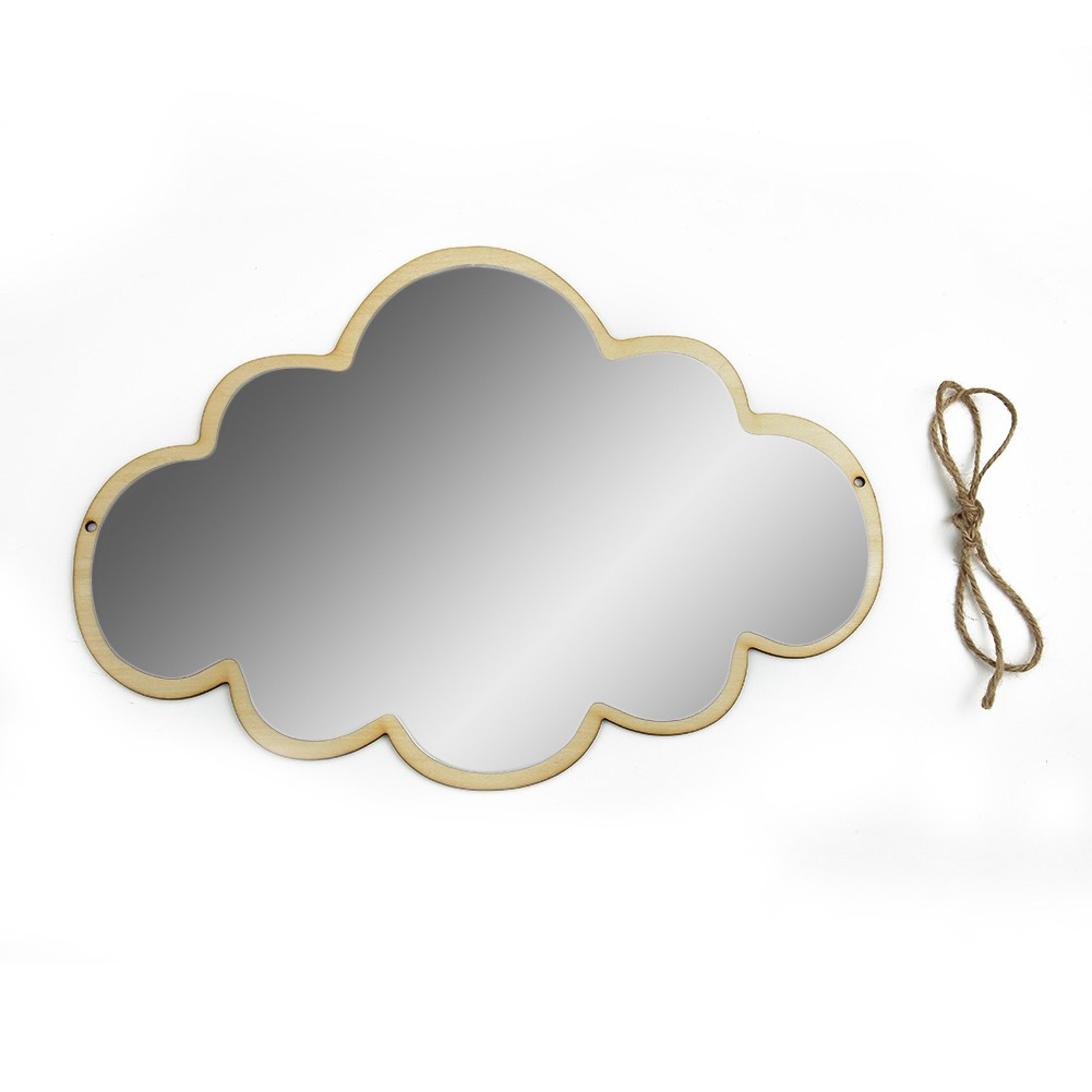 cloud mirror wall decor irregular acrylic wall mirror for aesthetic bedroom & dorm room decor