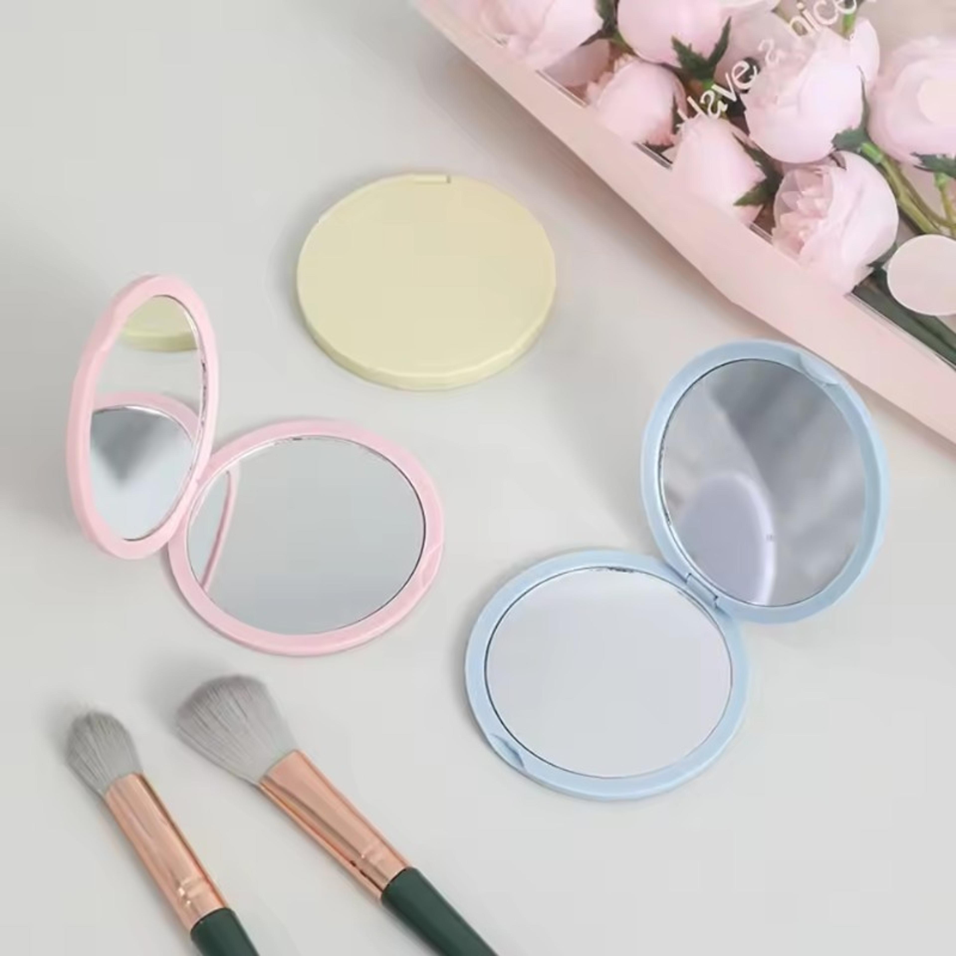 foldable makeup mirror double sided pocket mirror portable compact travel mirror