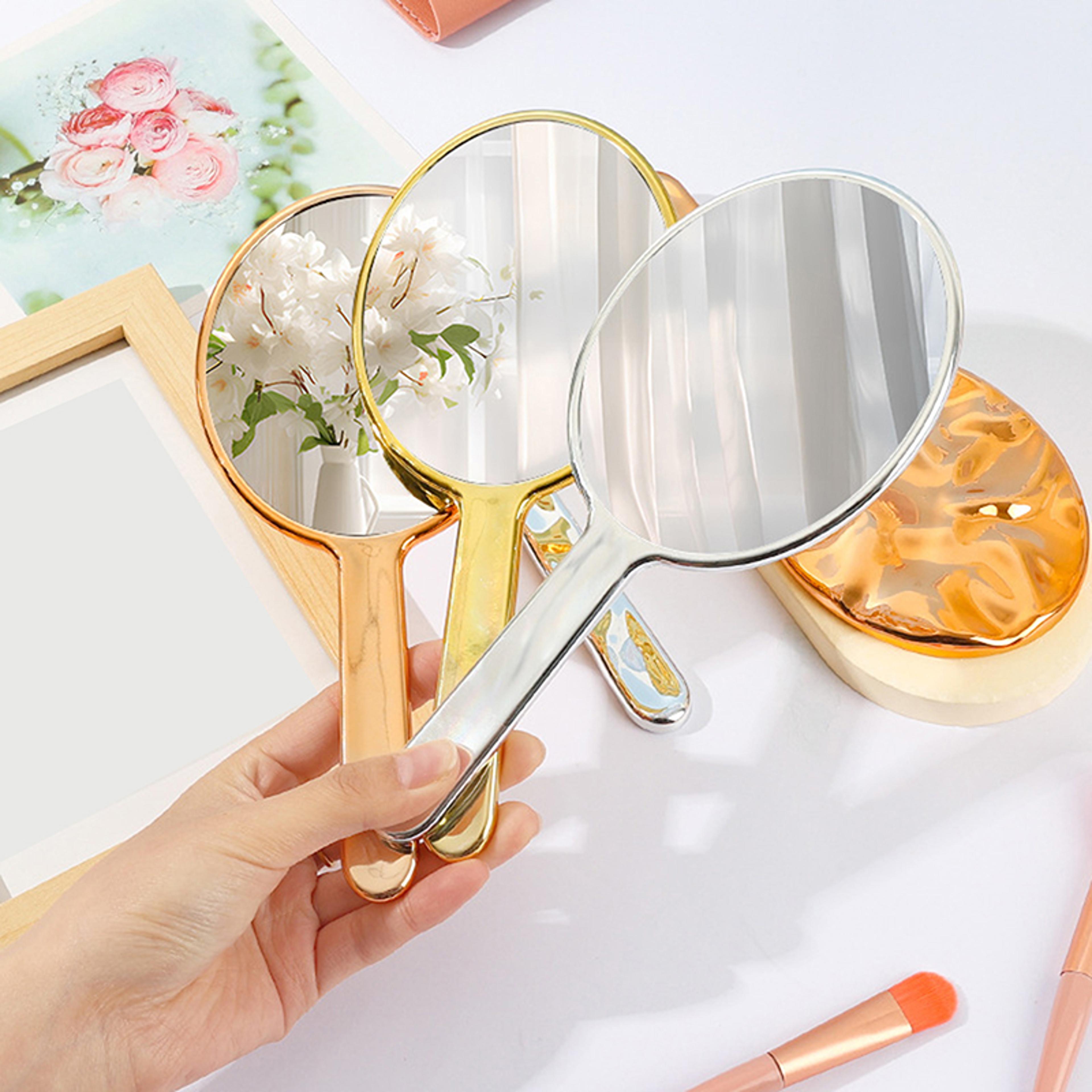 liquid wave handheld makeup mirror portable vanity mirror for travel & daily beauty