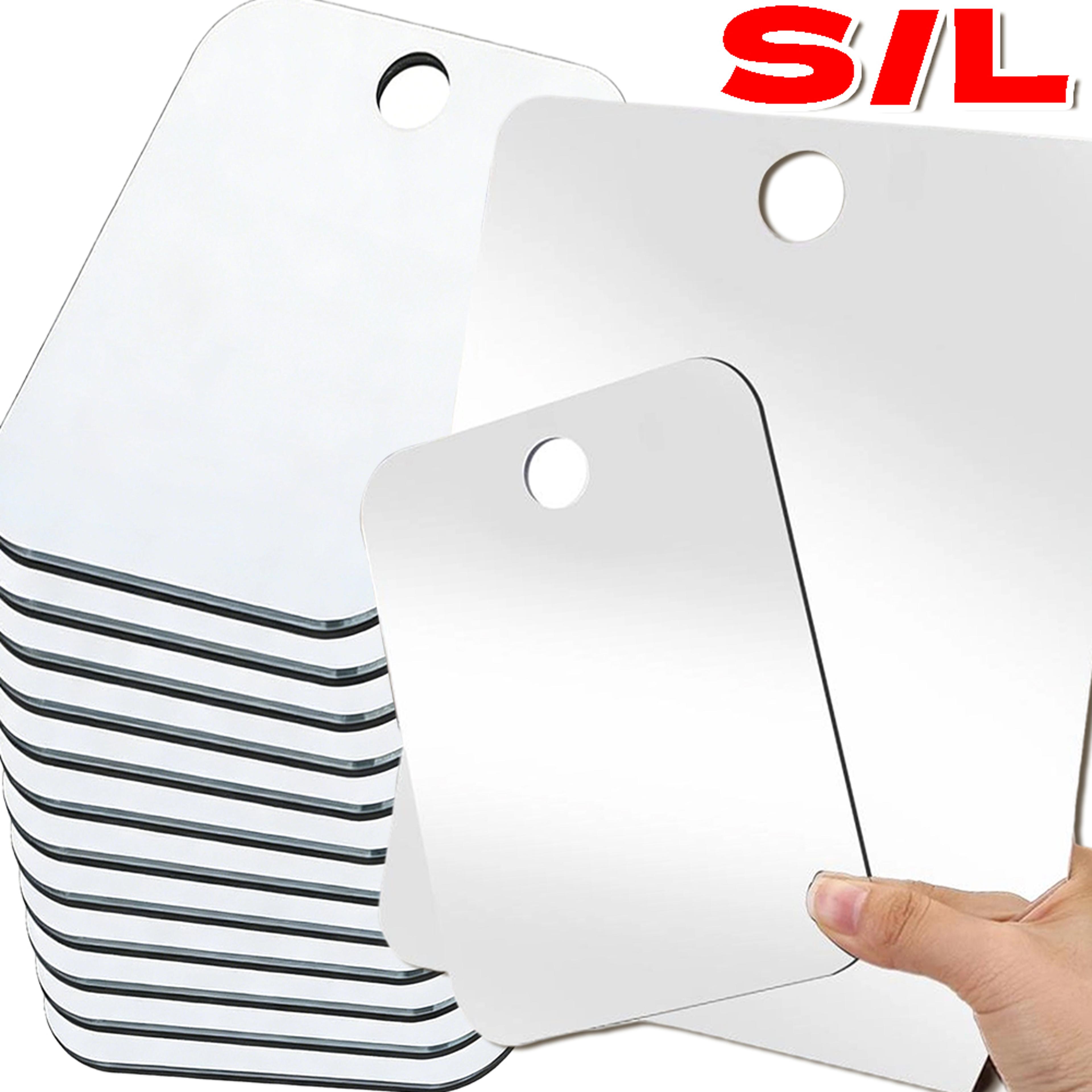 portable shower mirror for travel & bathroom | acrylic mirror wall mounted fog resistant grooming mirror