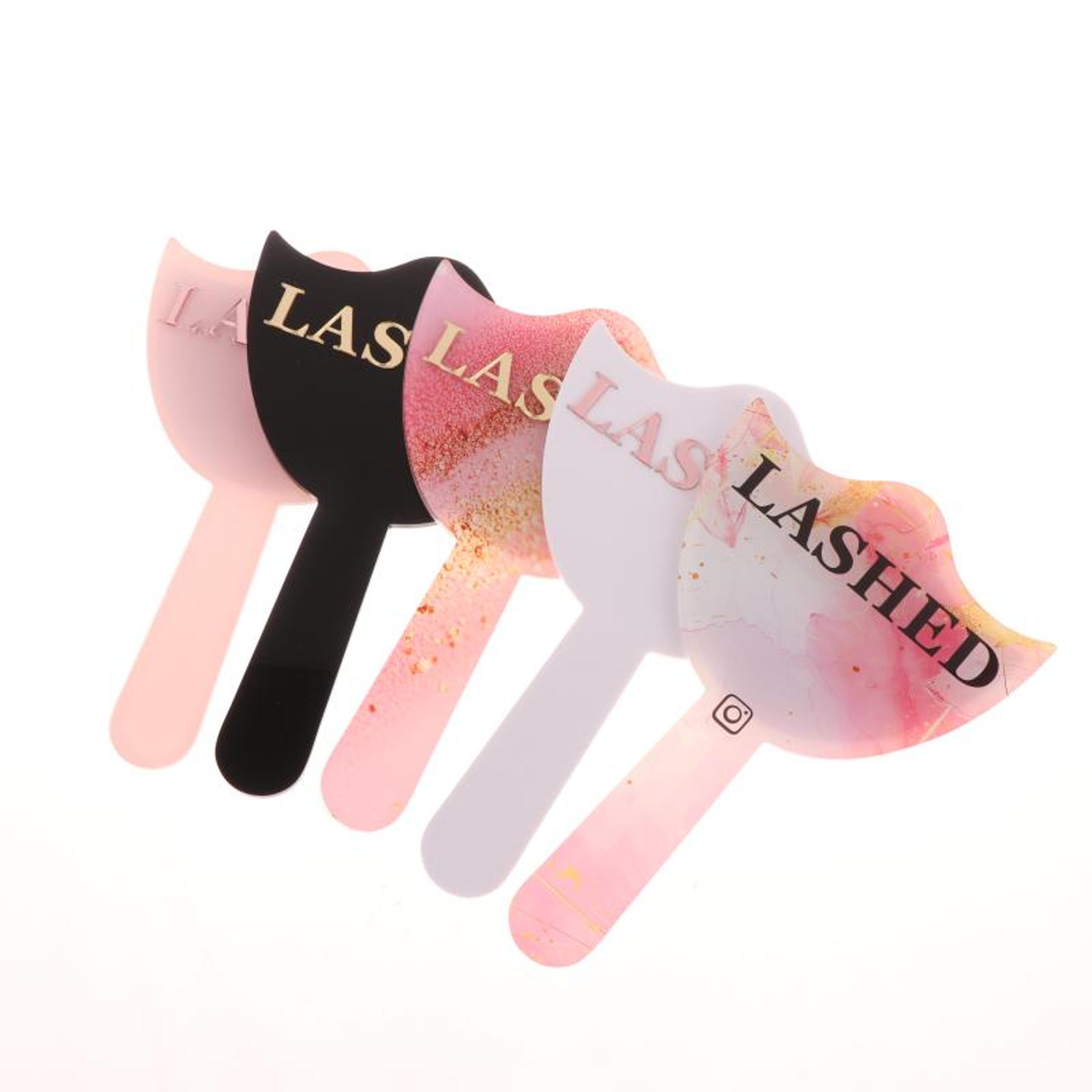 personalized lash photo prop acrylic lash tech sign for salon branding & social media