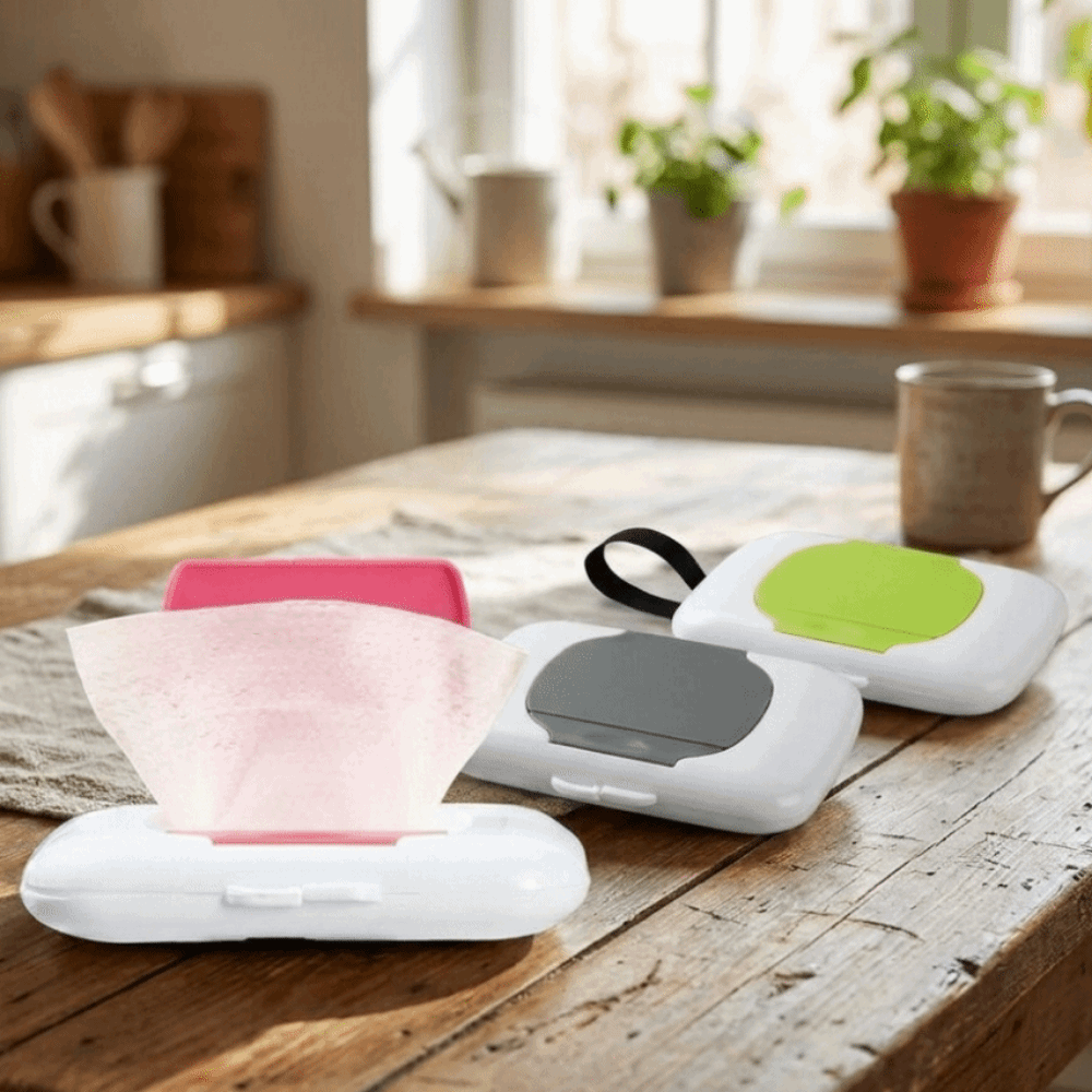 portable baby wipes dispenser refillable travel wipe case with sealed waterproof design