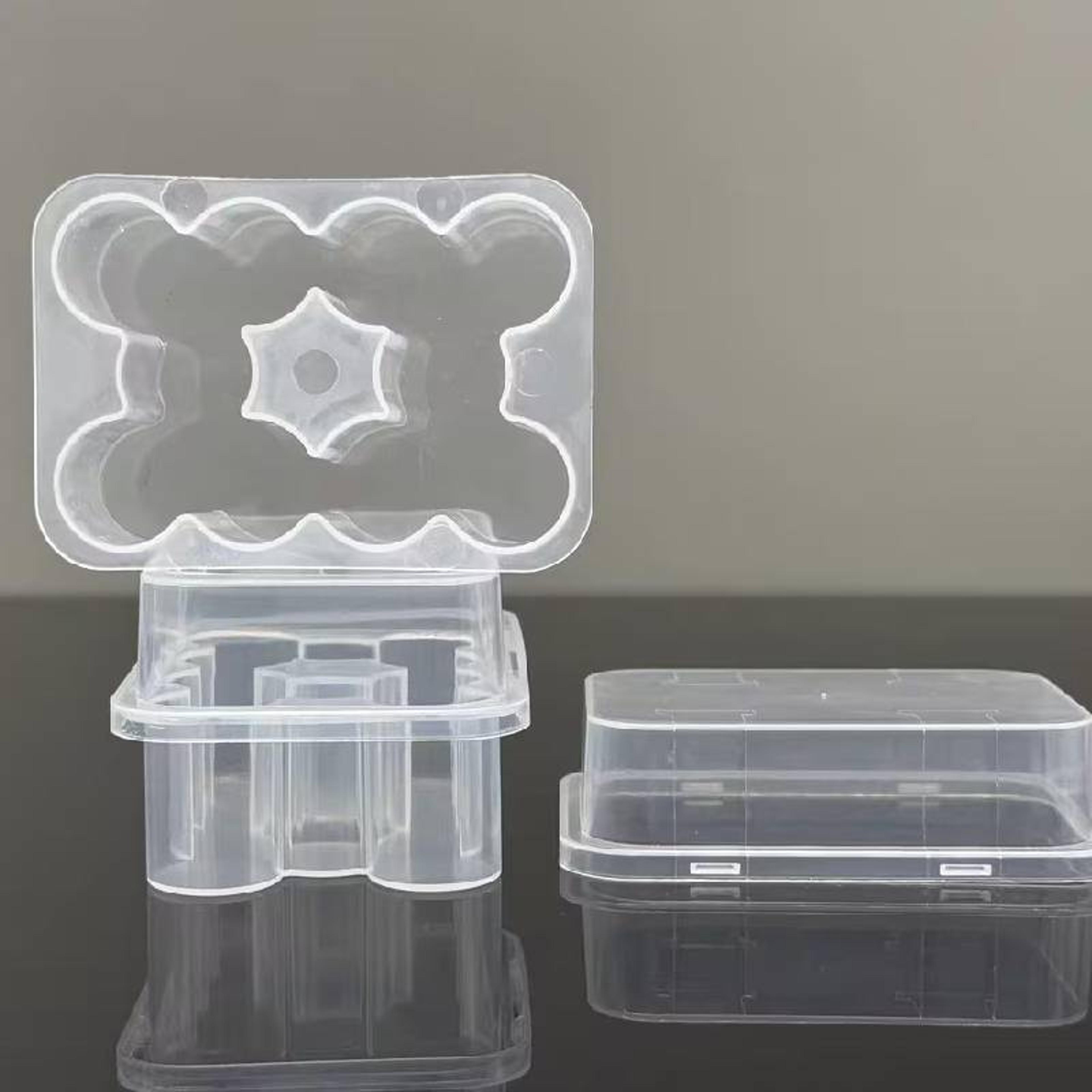 peptide vial case stackable vial holder for fridge clear storage organizer