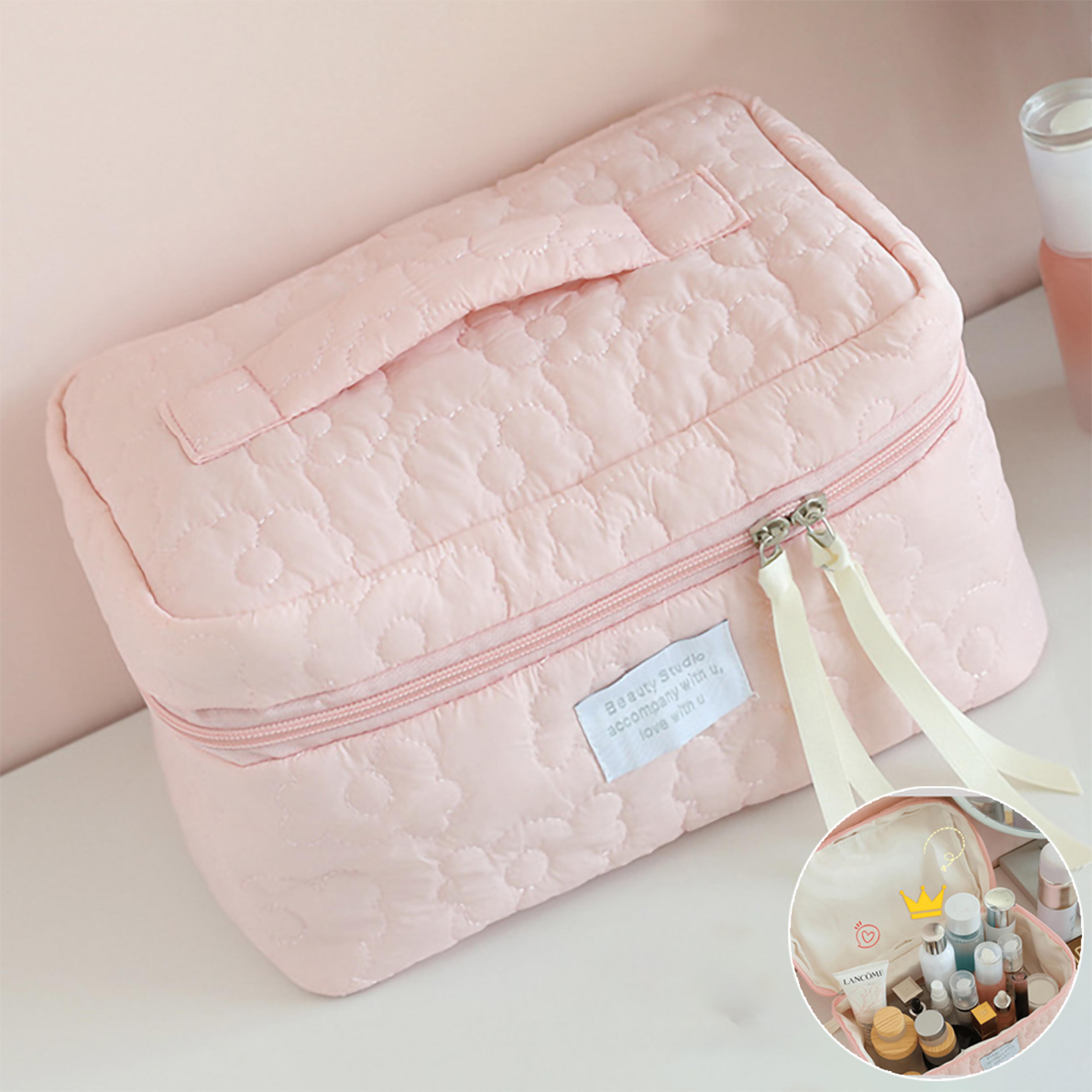 candy color makeup bag large capacity travel cosmetic bag for women