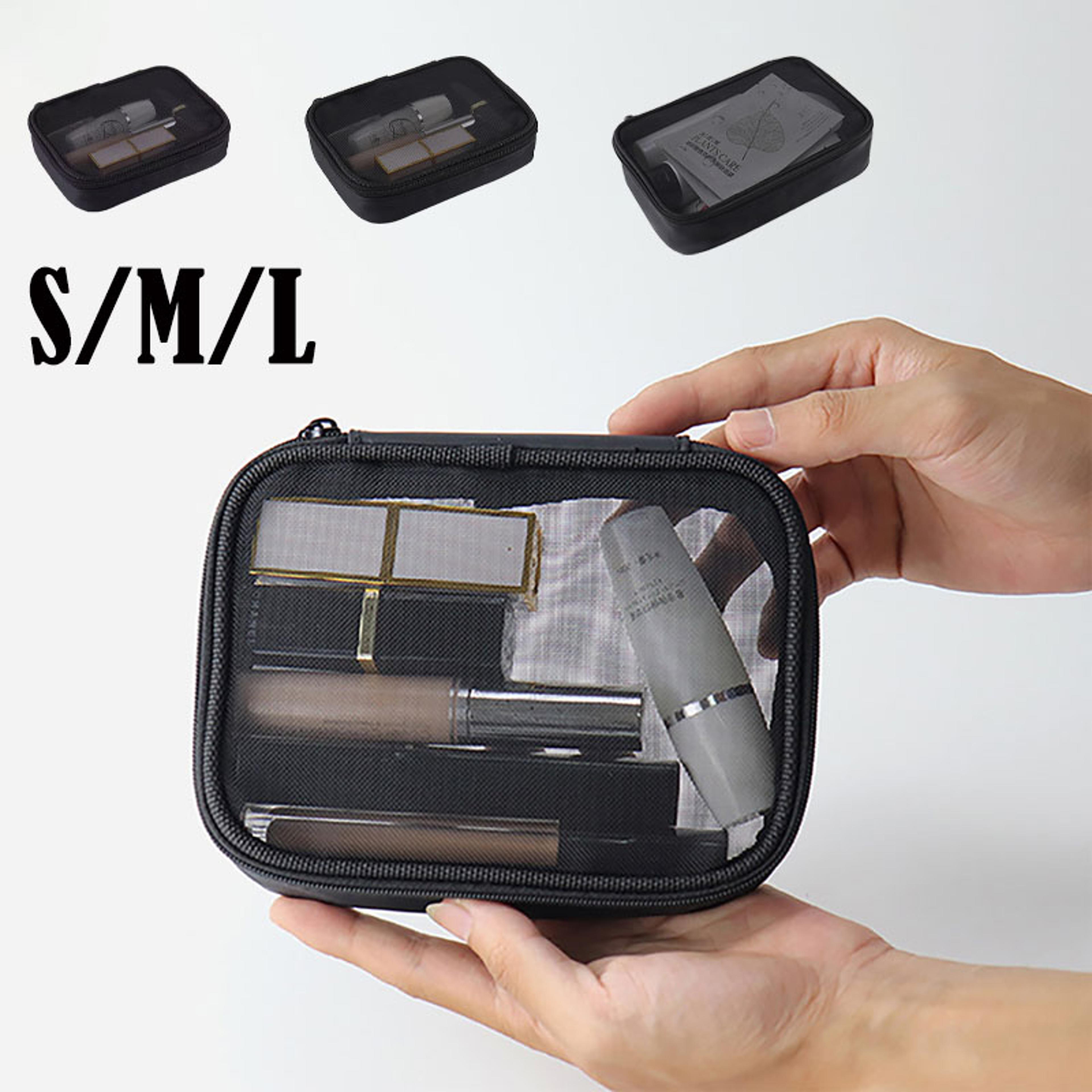 clear travel makeup bag portable tpu cosmetic organizer pouch