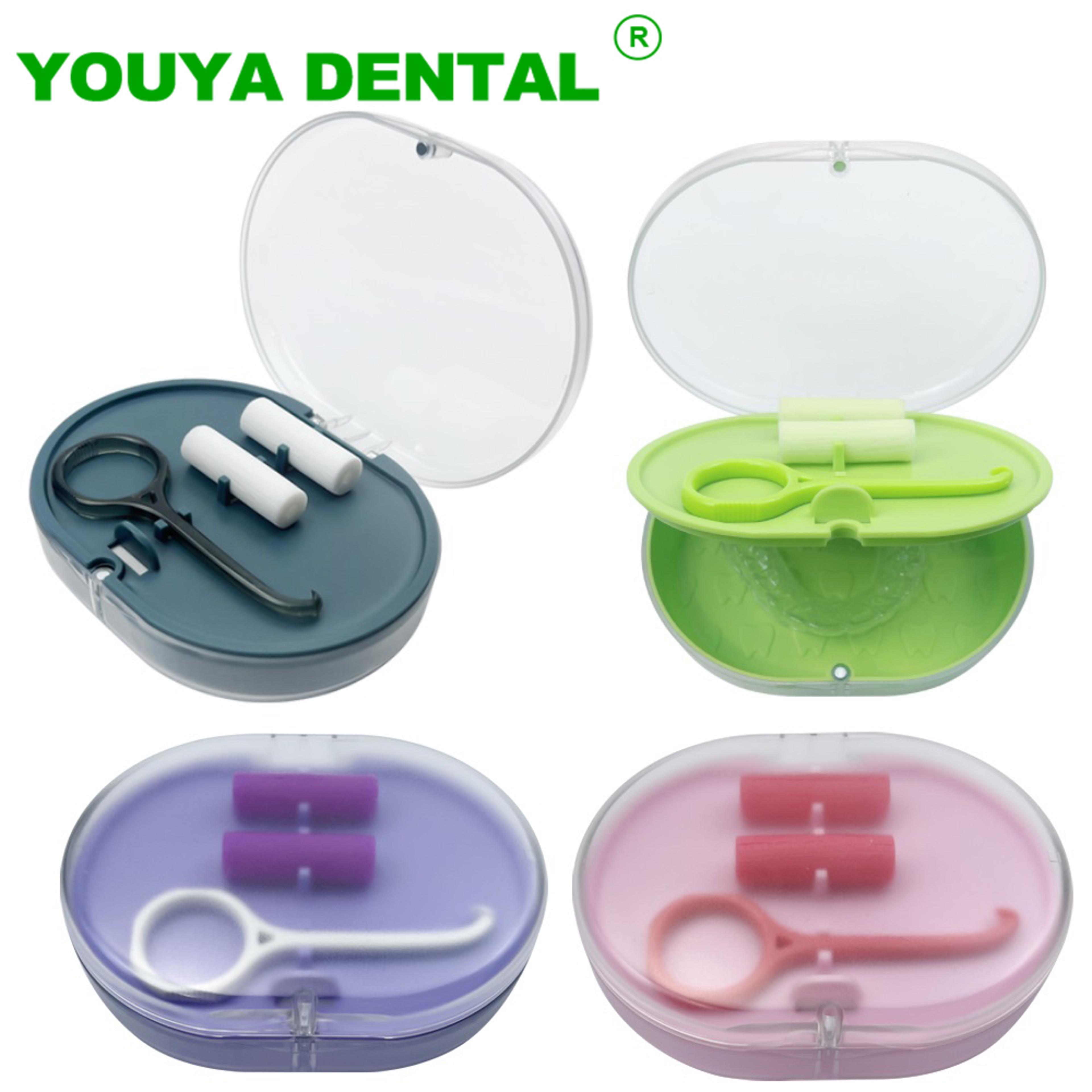 2 layer retainer case with mirror aligner remover and chewies