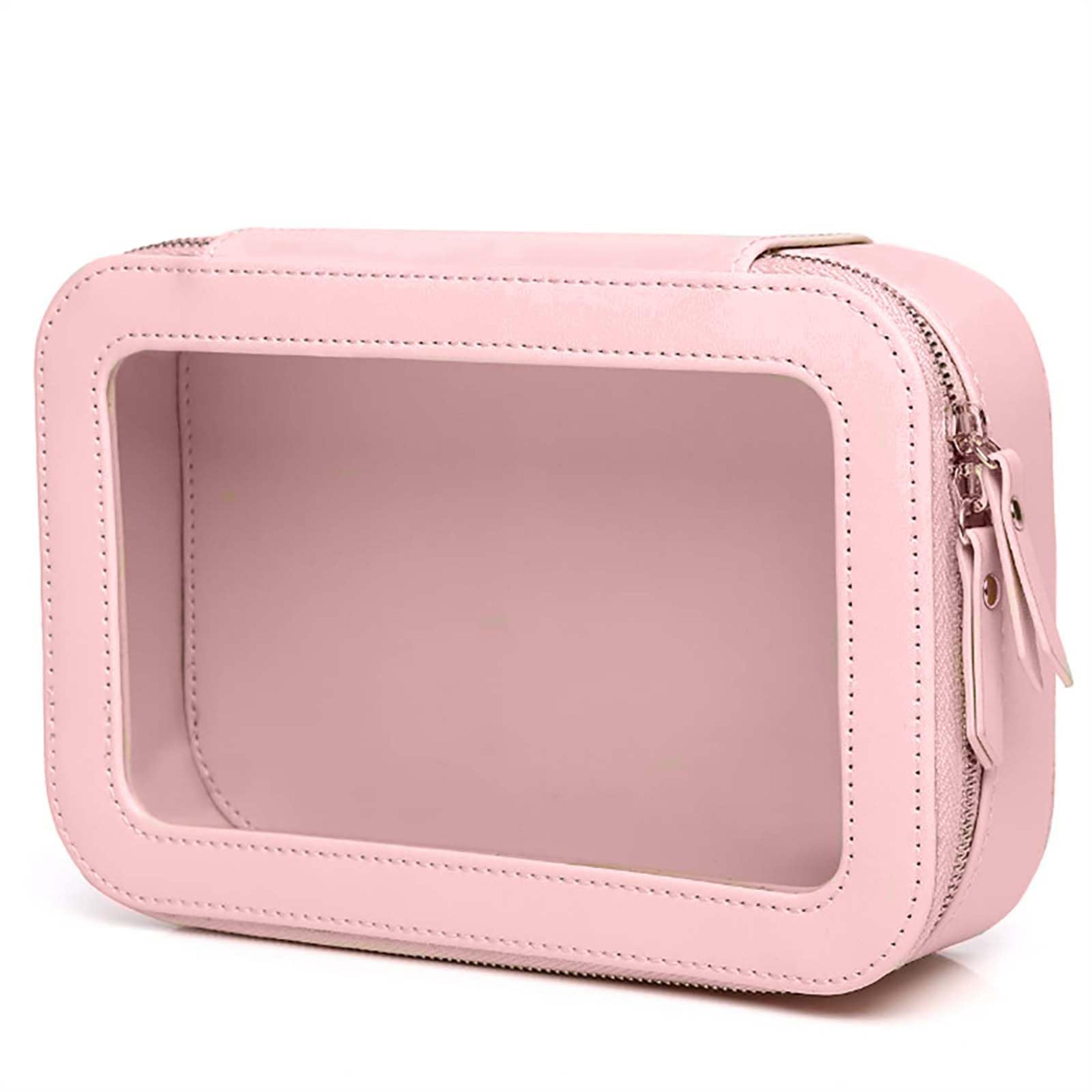 clear waterproof makeup bag travel cosmetic organizer for women
