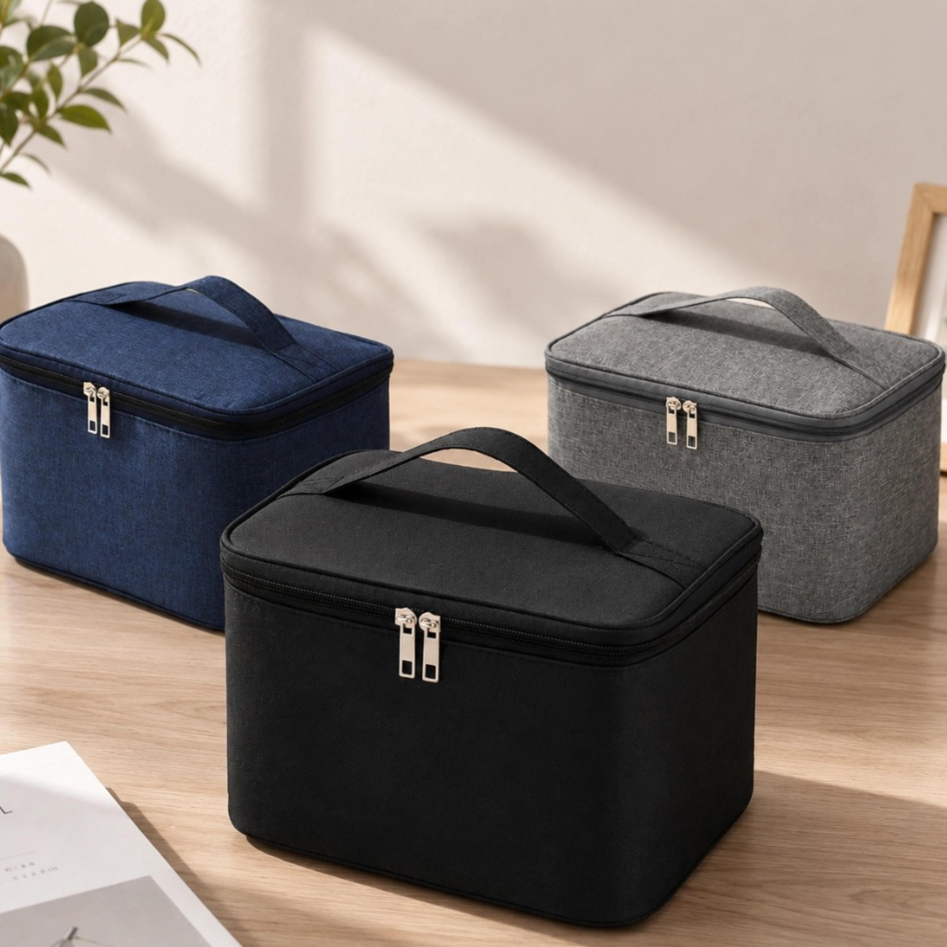 large capacity travel toiletry bag waterproof oxford toiletry organizer