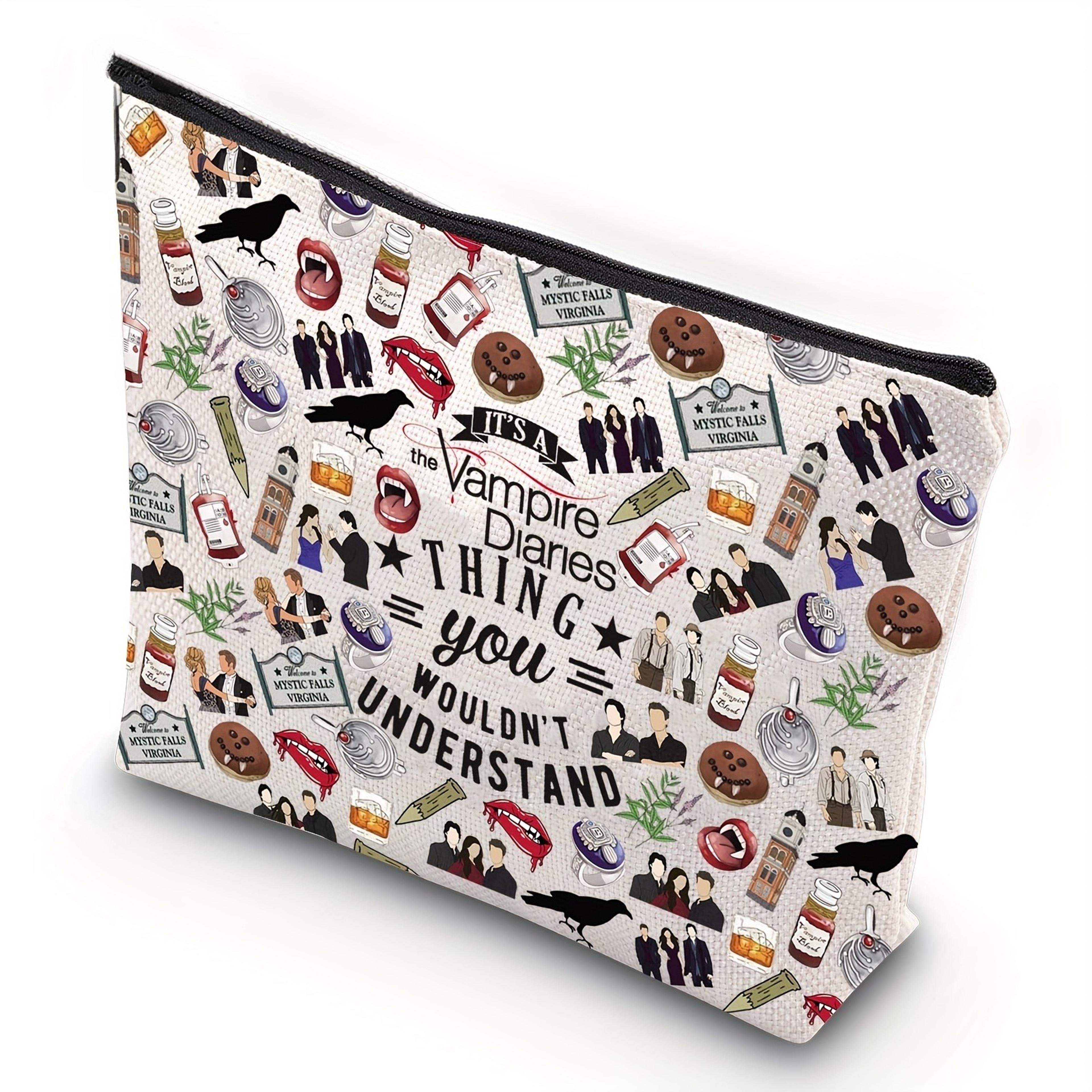 vampire diaries makeup bag iconic symbols tvd gift for fans