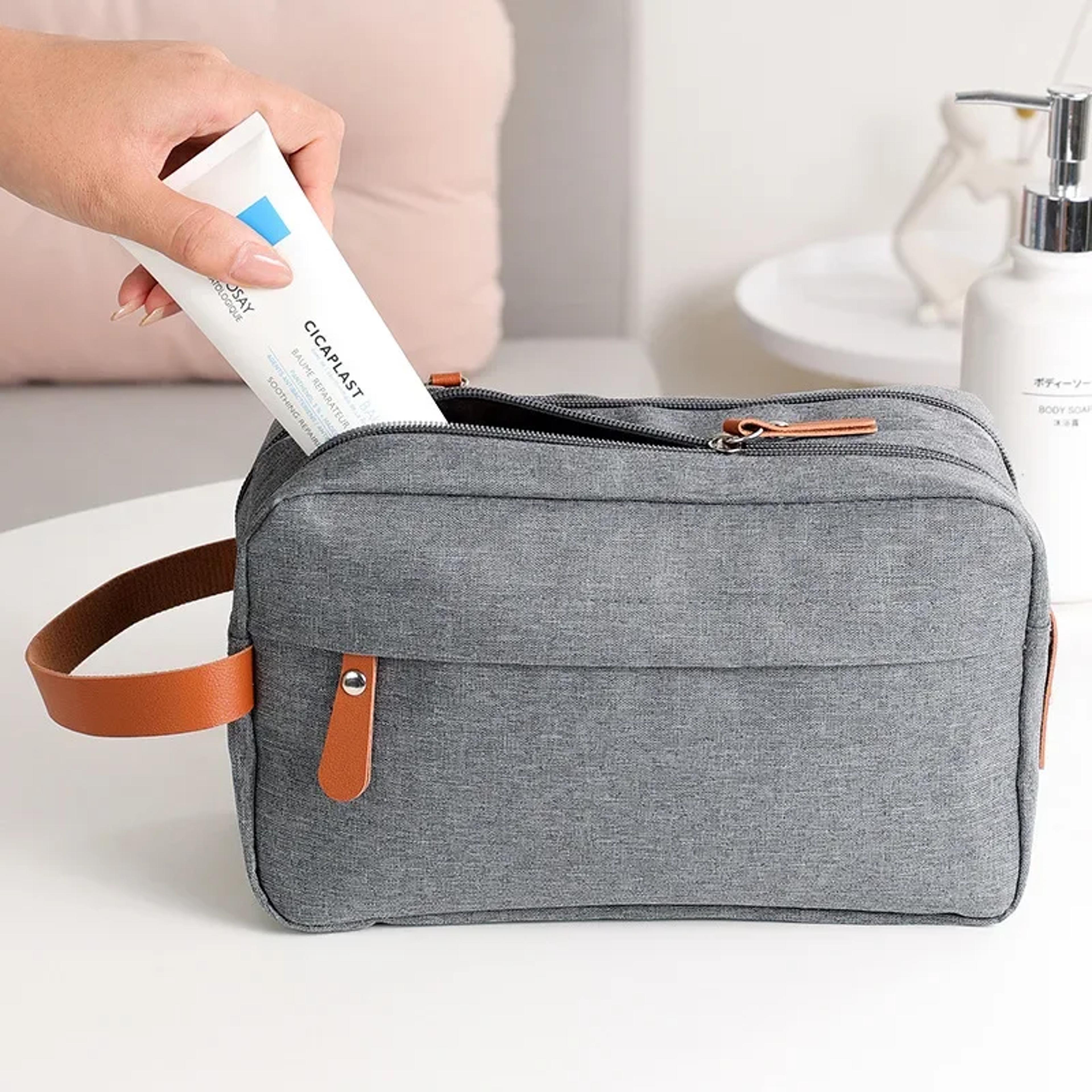 waterproof travel toiletry bag with large capacity cosmetic organizer