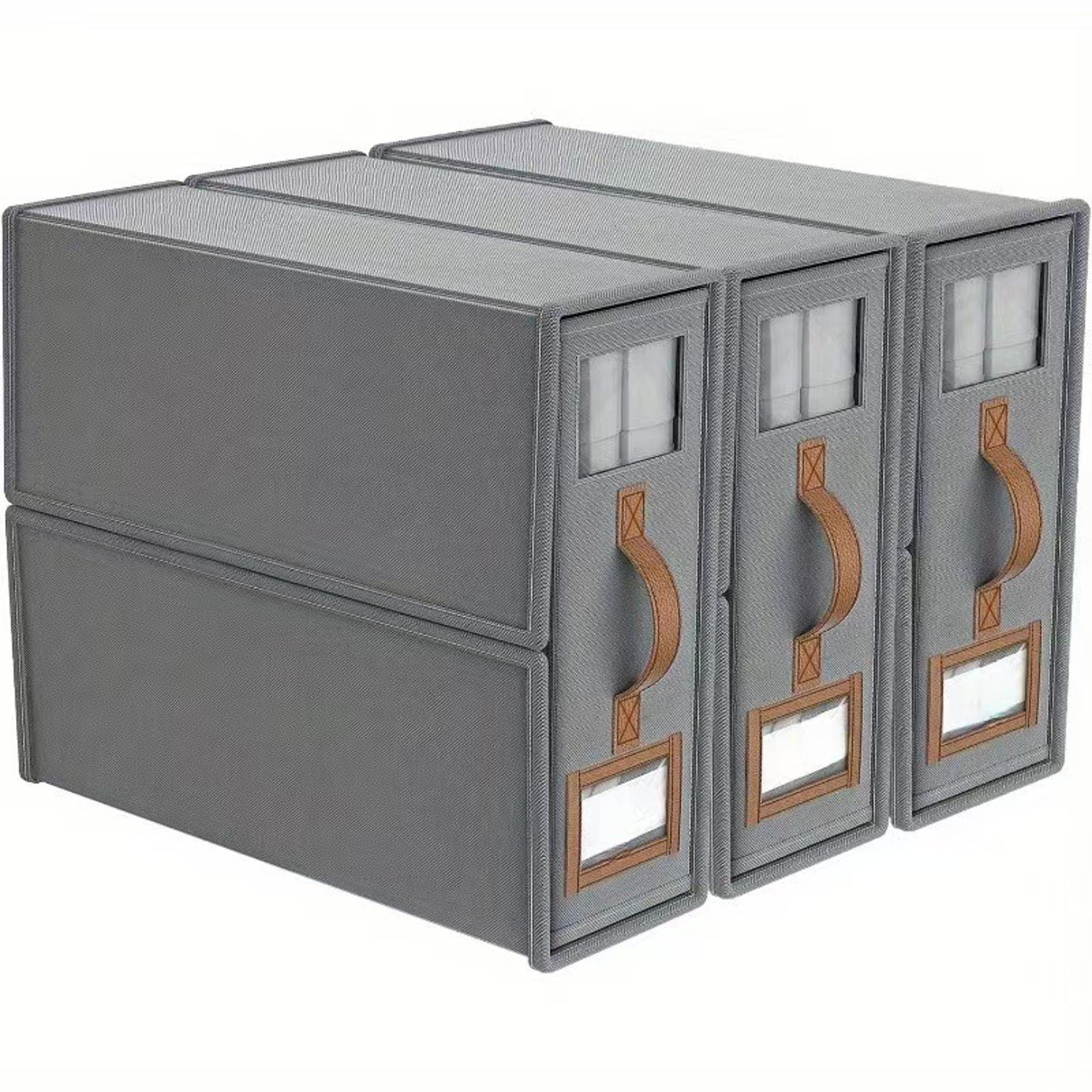 foldable bed sheet organizer with window linen closet bedding storage box