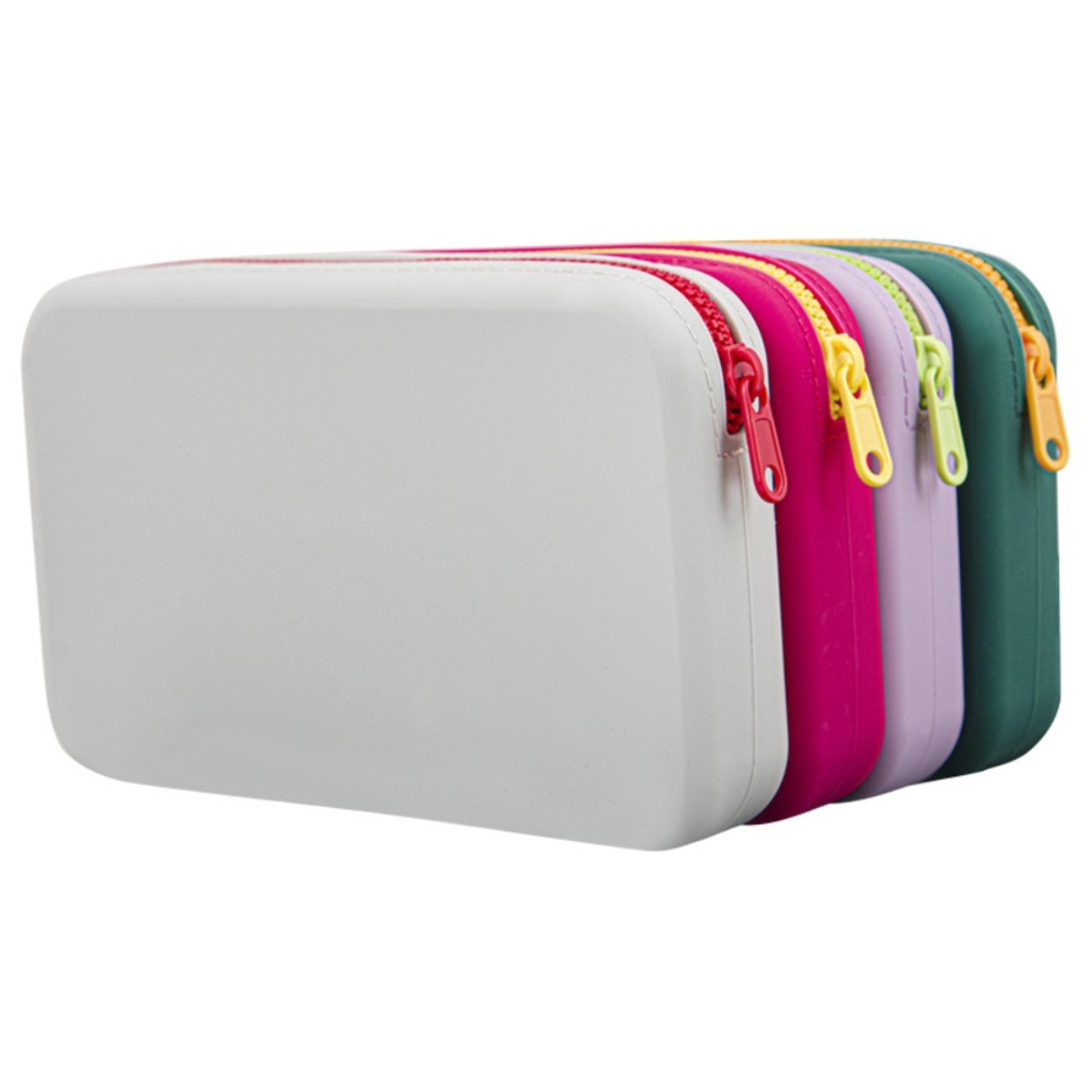 waterproof silicone makeup bag large capacity travel cosmetic organizer