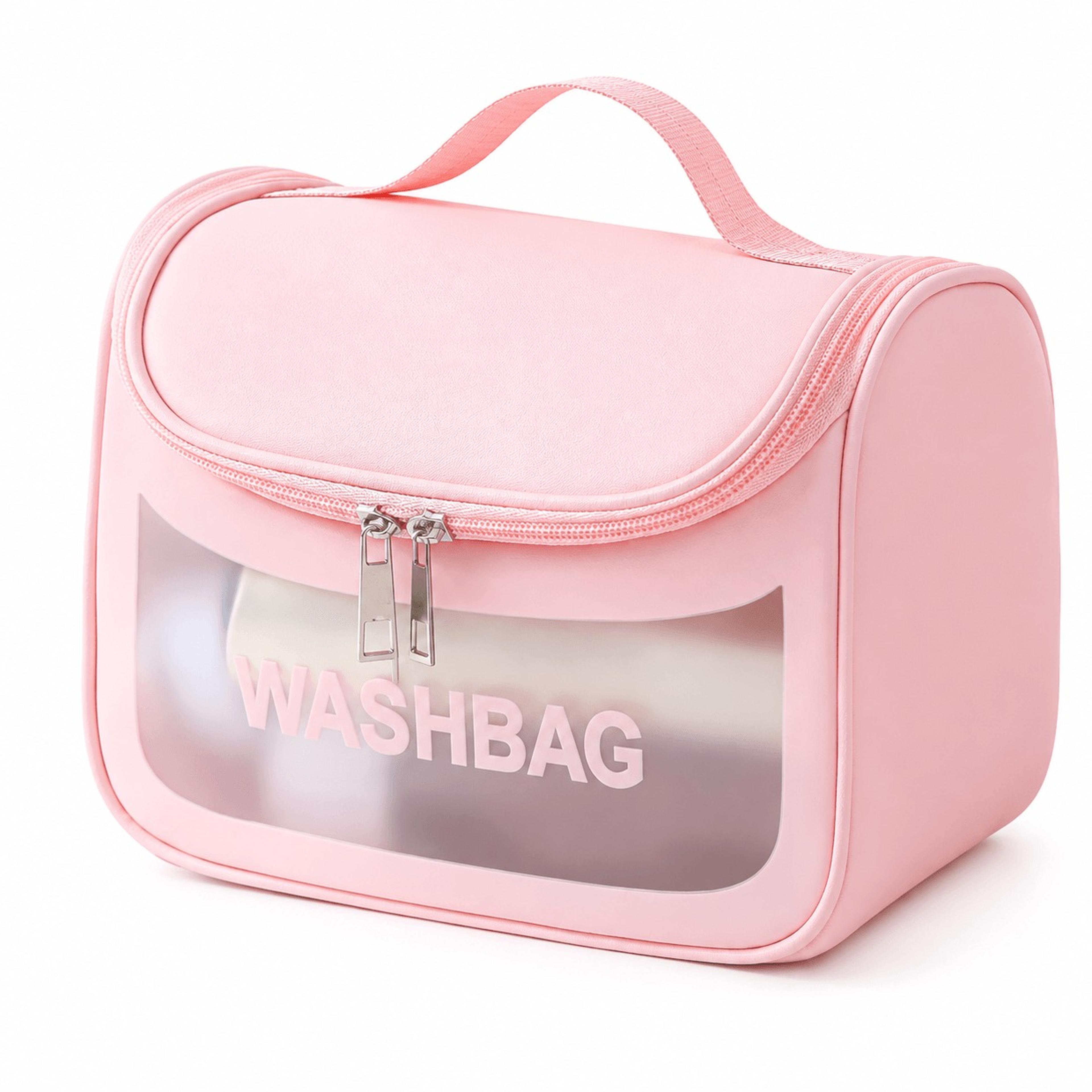 large capacity travel makeup bag waterproof clear cosmetic bag for women