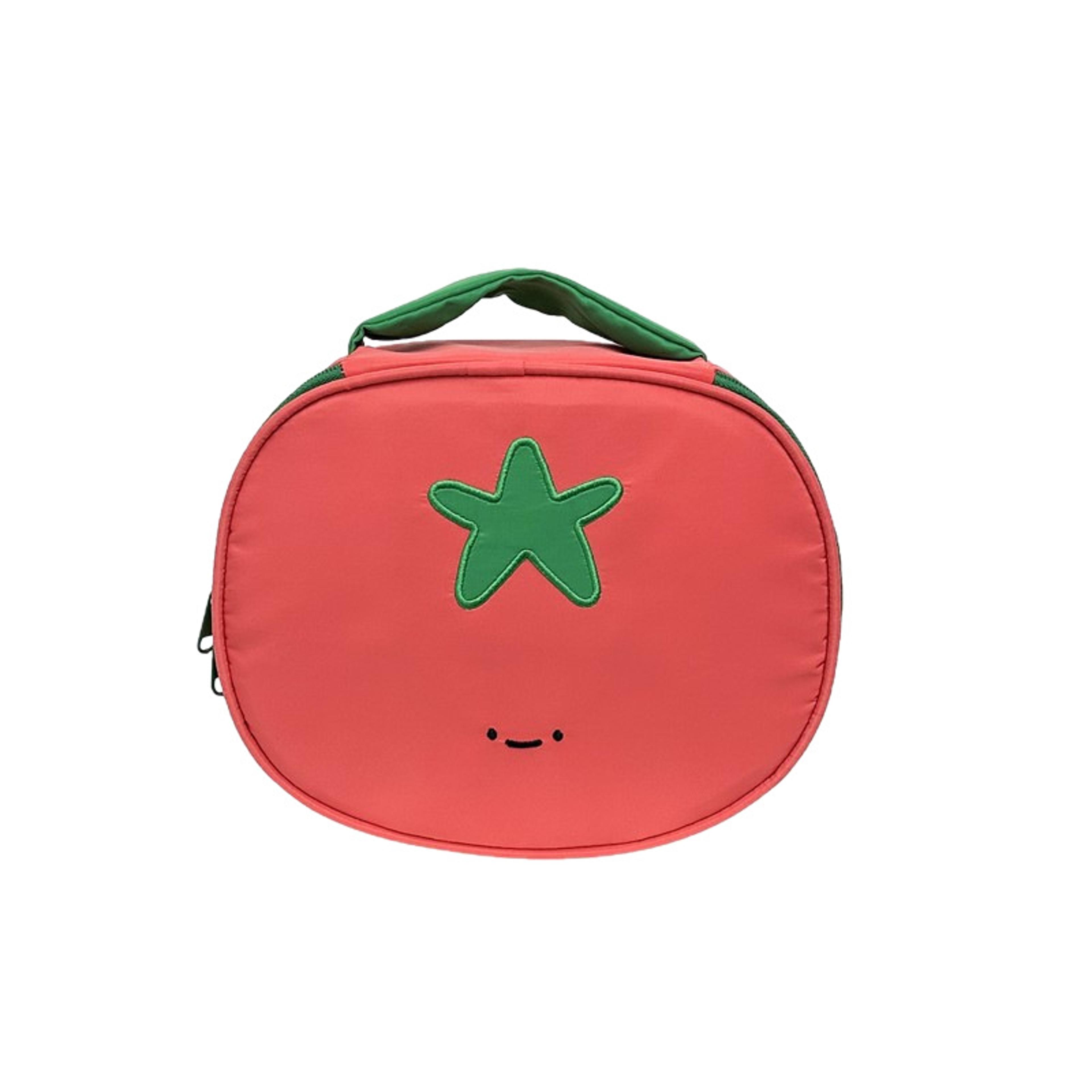 tomato shaped makeup bag waterproof nylon travel cosmetic bag and toiletry organizer