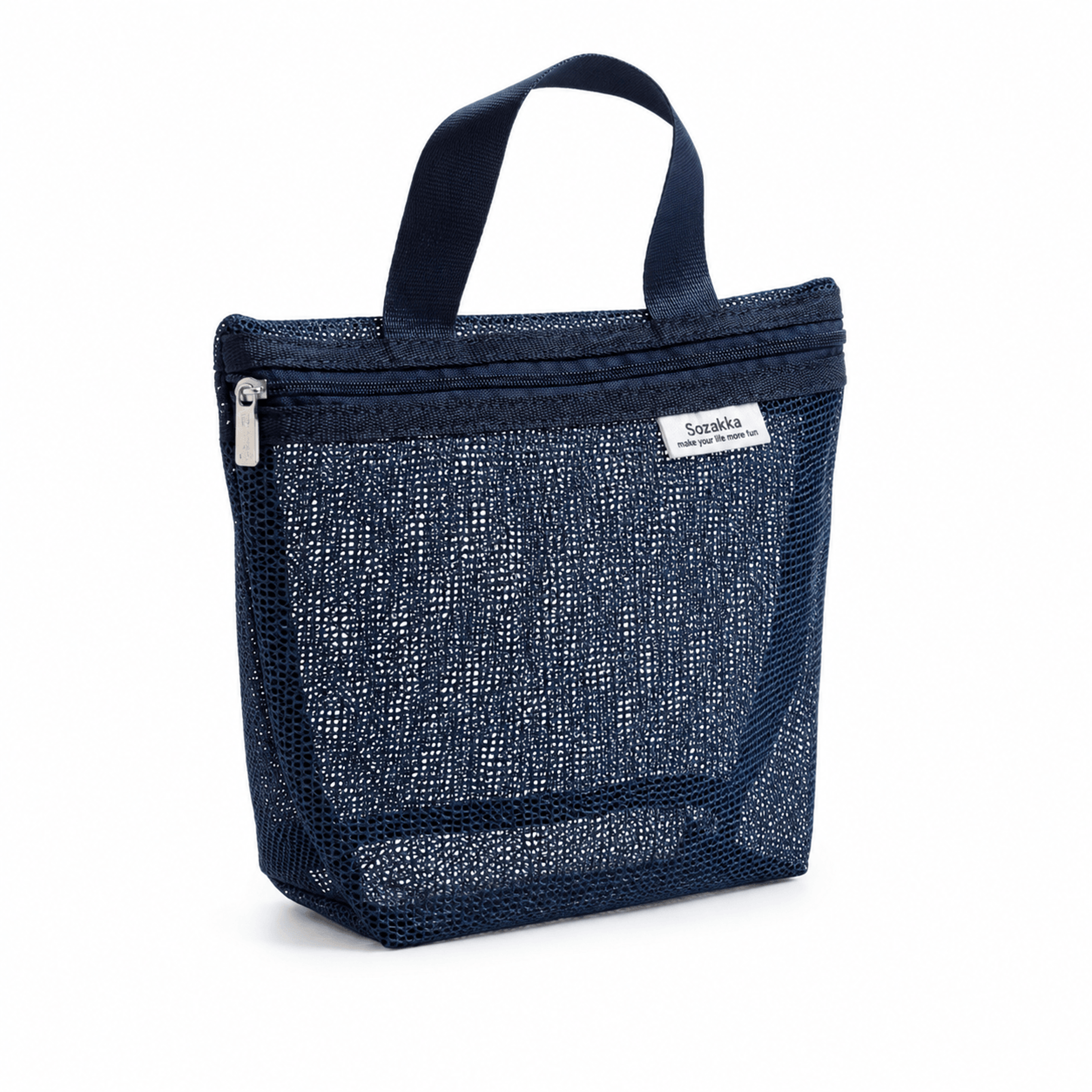 portable mesh toiletry bag hanging travel makeup organizer and shower storage pouch