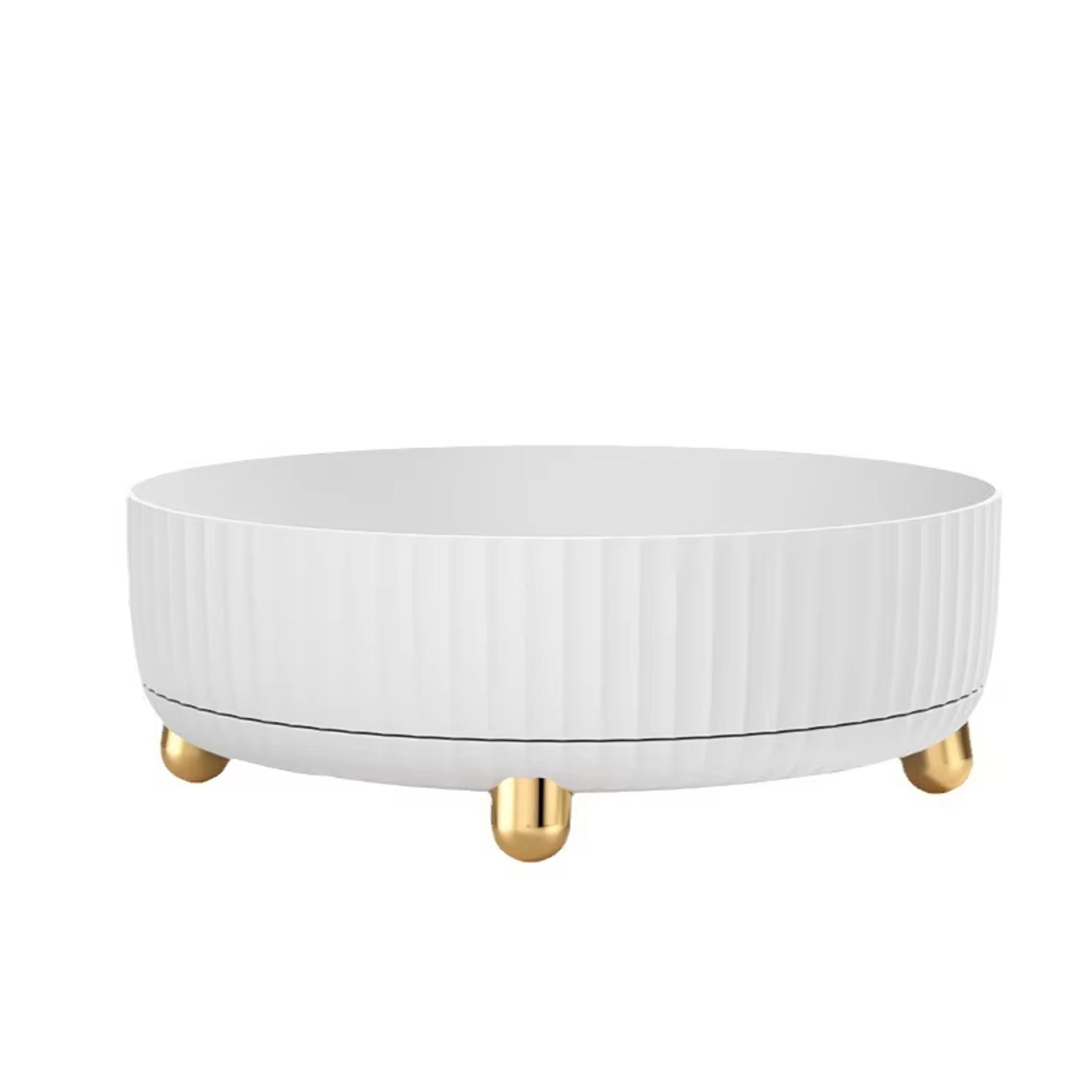 360 rotating makeup organizer large capacity cosmetic storage box