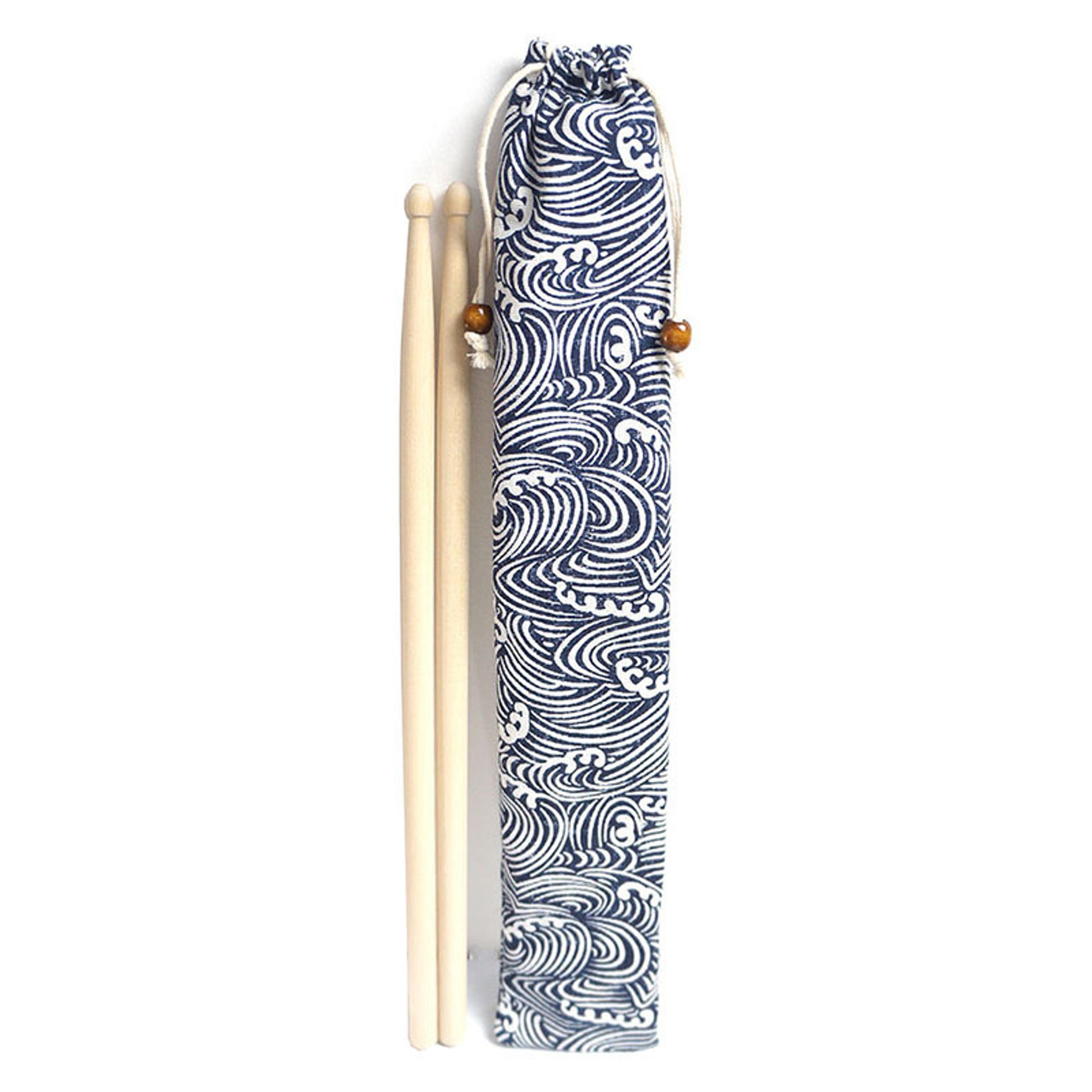 japanese style drumstick bag long strip drum brush and percussion storage holder