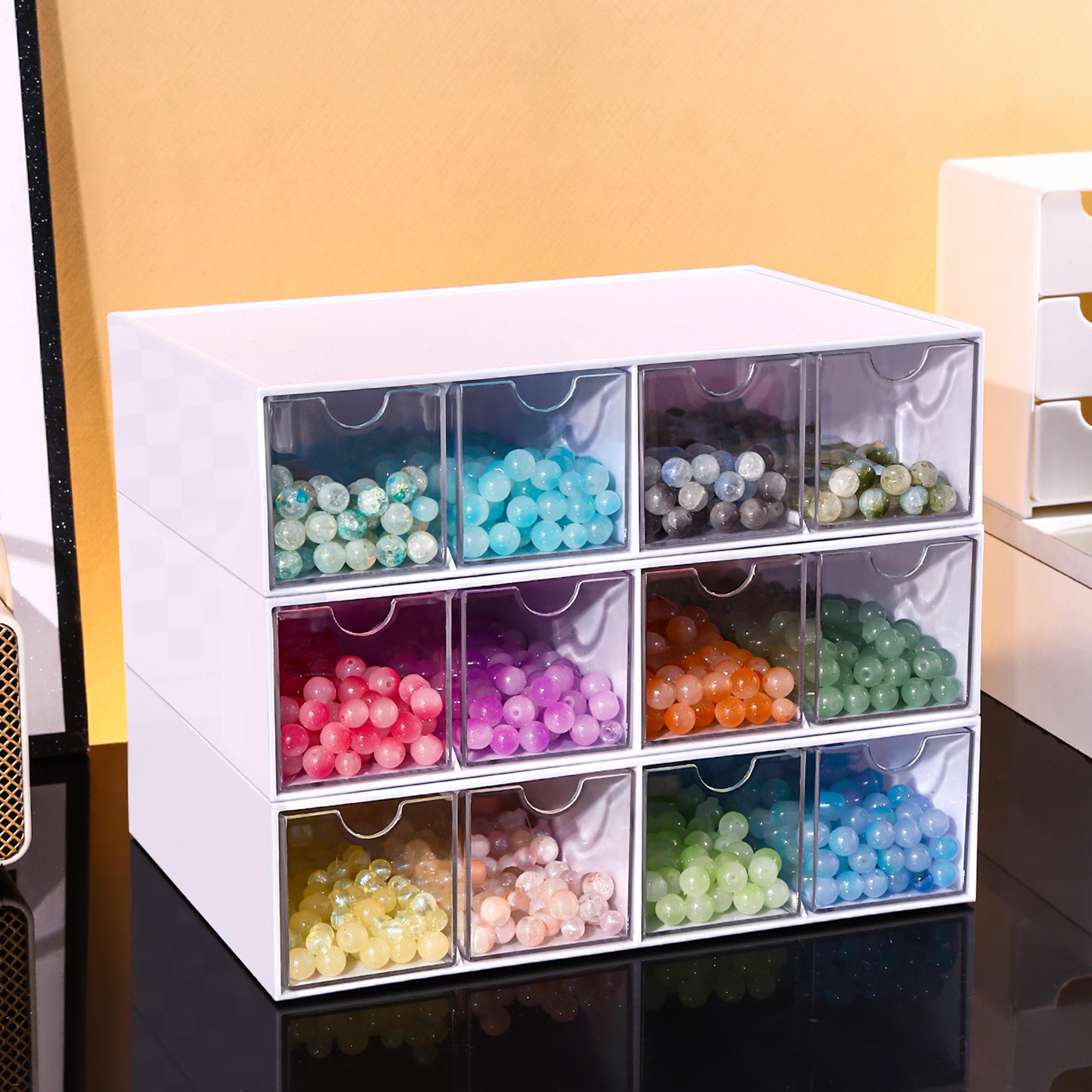4 grid jewelry organizer drawer storage box for bracelets hair accessories and small items